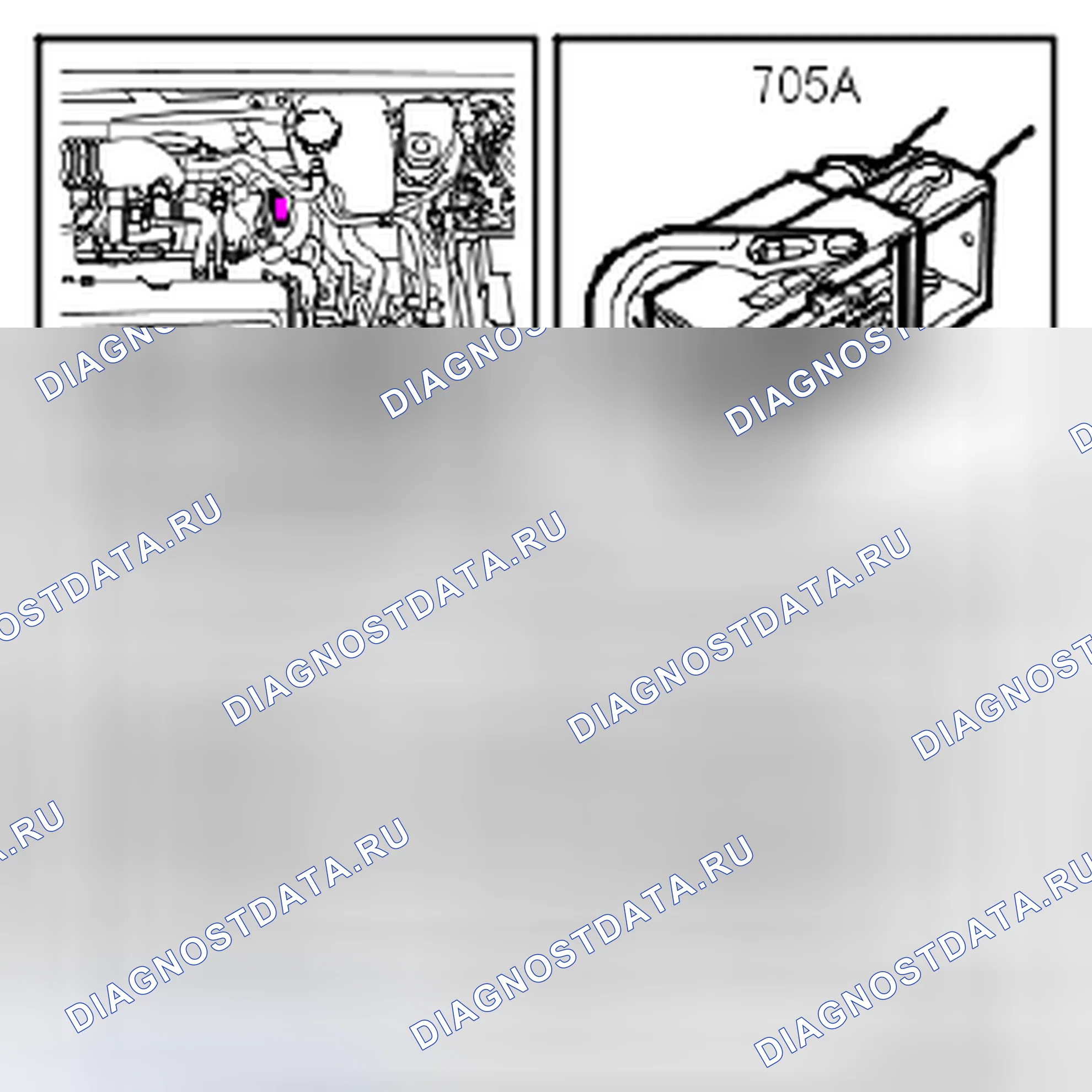Рис. 312: Модуль управления, система впрыска система впрыска Simtec, Z18XE, переключатель A (двигатель) (xtigx1) 705A. Kia Optima II