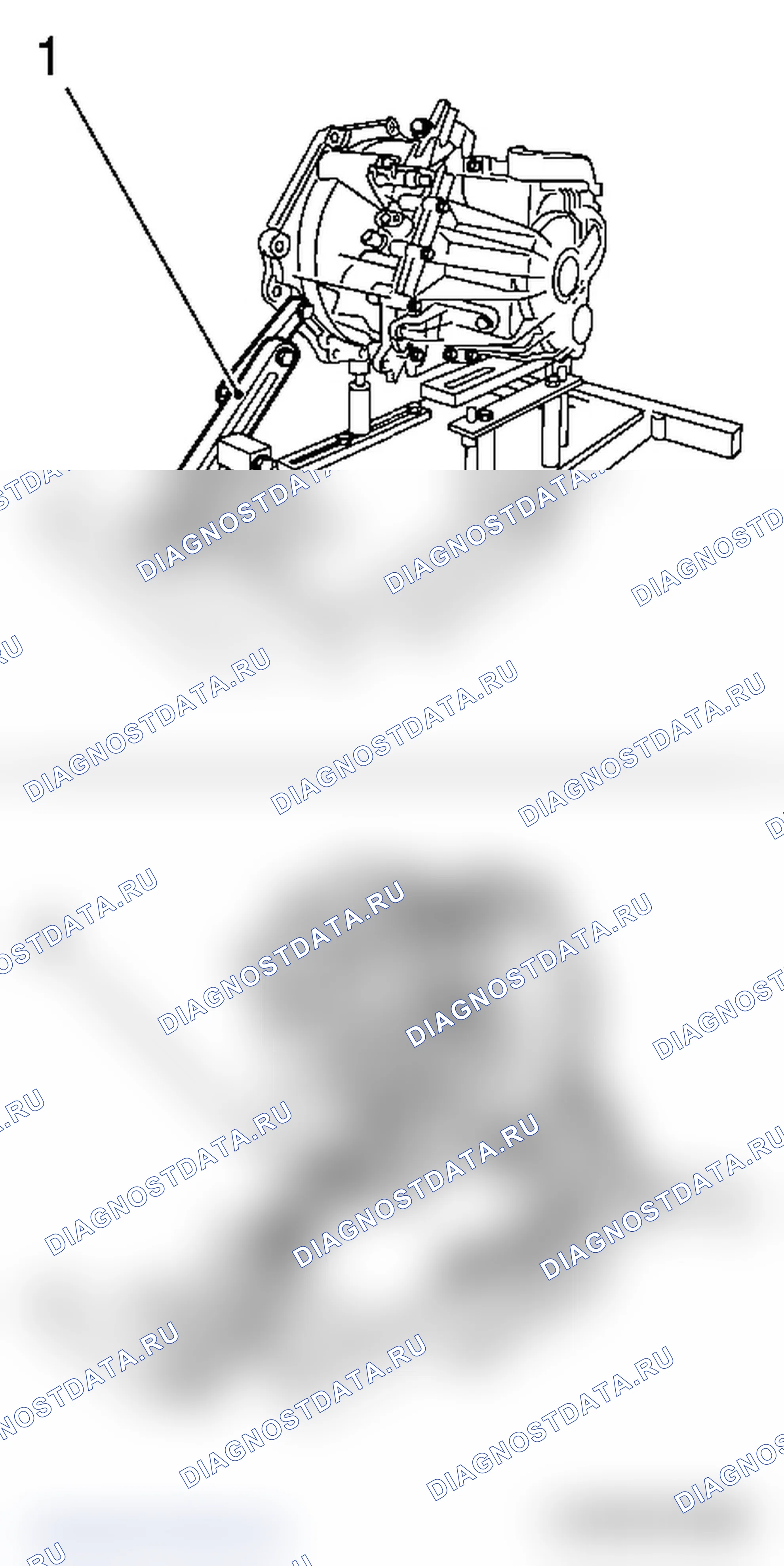 Демонтаж и установка механической коробки передач (Z13DTH/M20 MTA). Opel Corsa D
