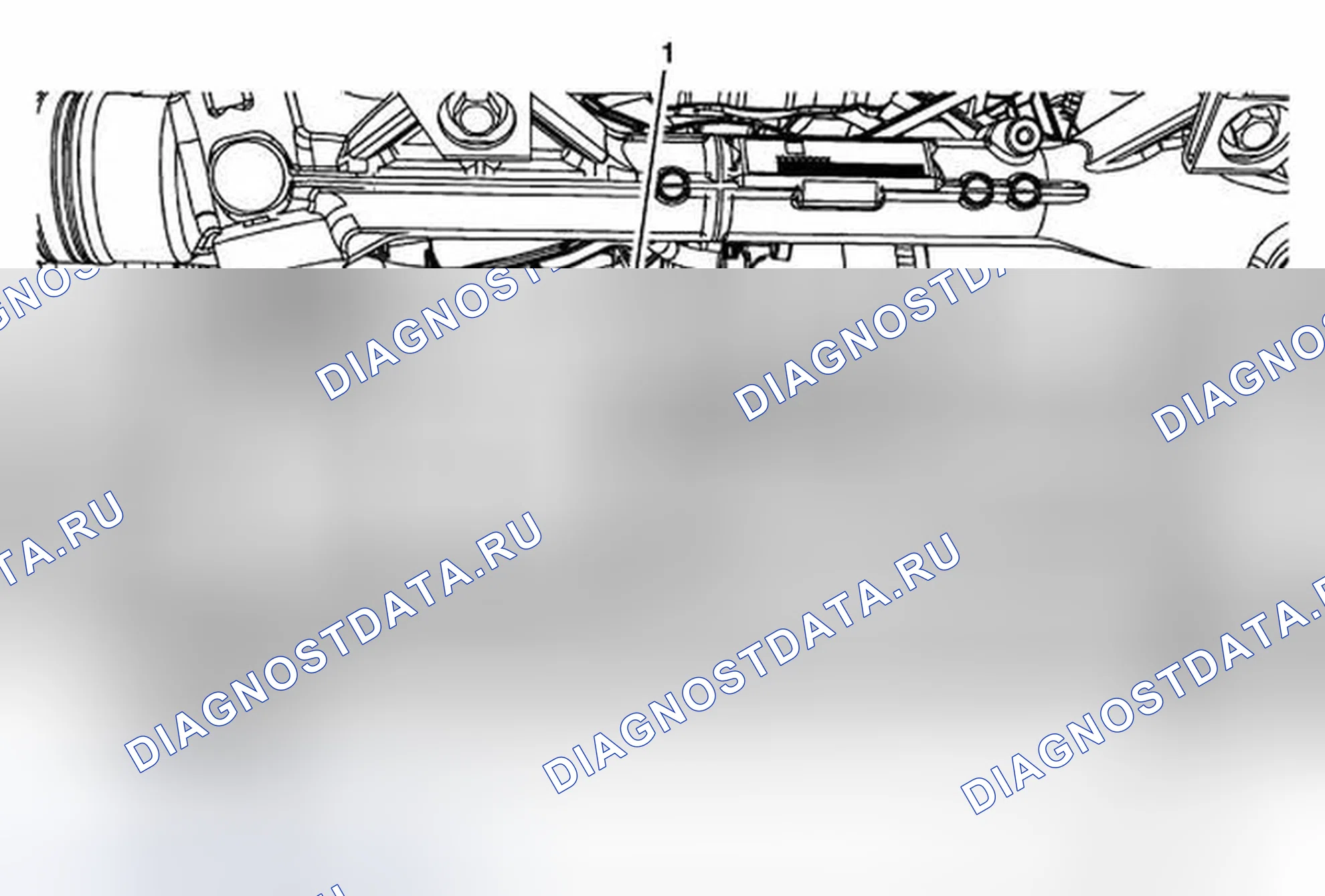 Рис. 46: Замена вакуумного бака для монтажа двигателя. Cadillac ATS I