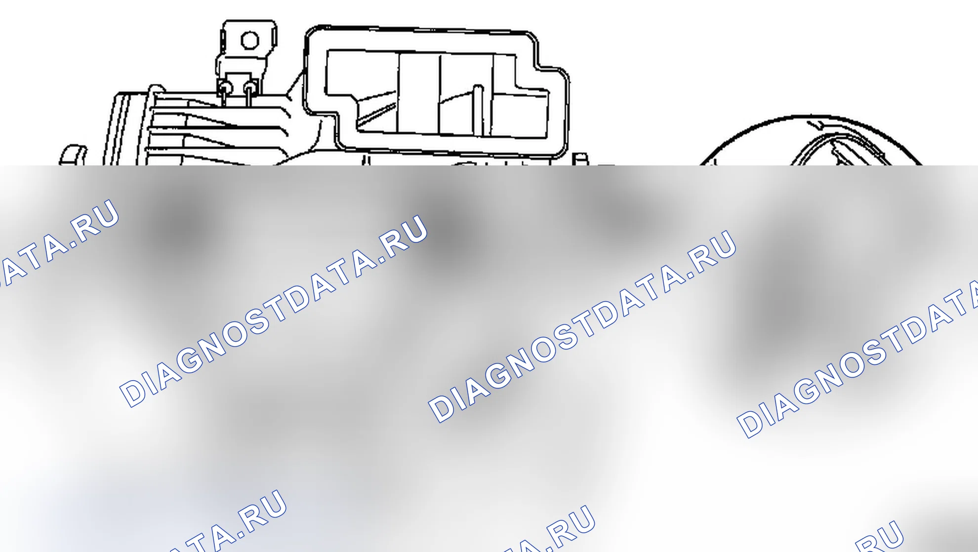 Датчик температуры. Opel Omega B