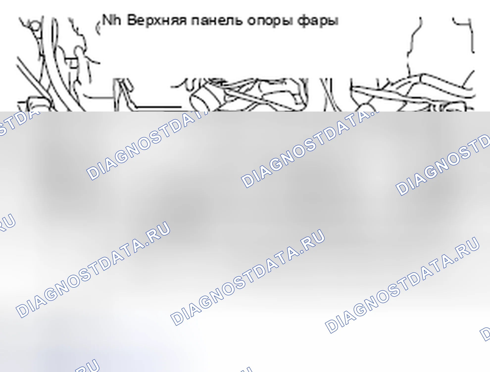 Рис. 107: >> A <<МОНТАЖ ВЕРХНЕЙ ПАНЕЛИ ОПОРЫ ФАРЫ. Mitsubishi Lancer Ralliart X рестайлинг