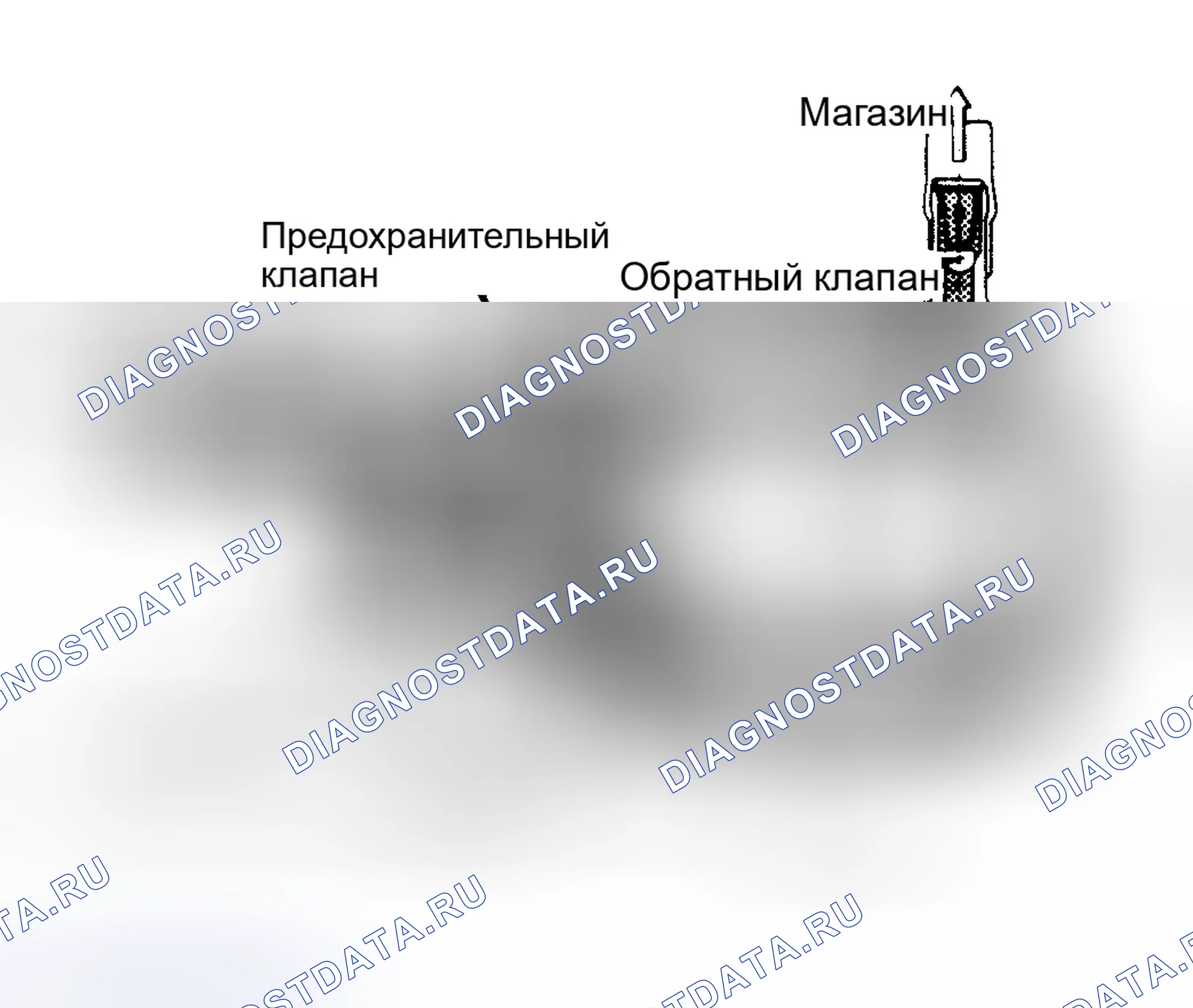 Рис. 60: Вид в разрезе топливного насоса Mitsubishi Electric. Mitsubishi Mirage II
