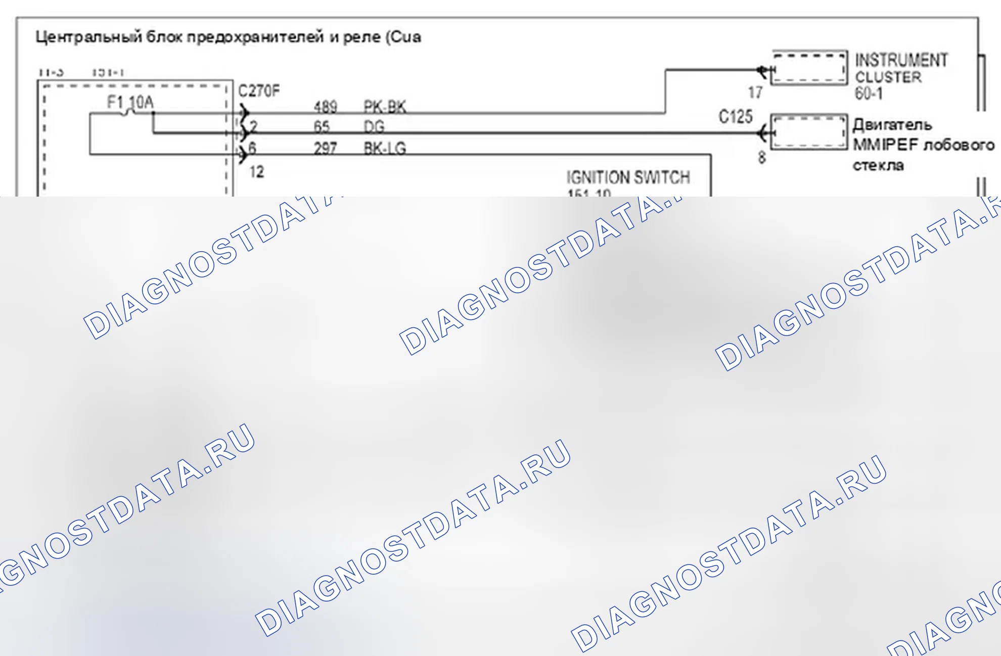 Рис. 19: Распределение электроэнергии. Ford Escape III
