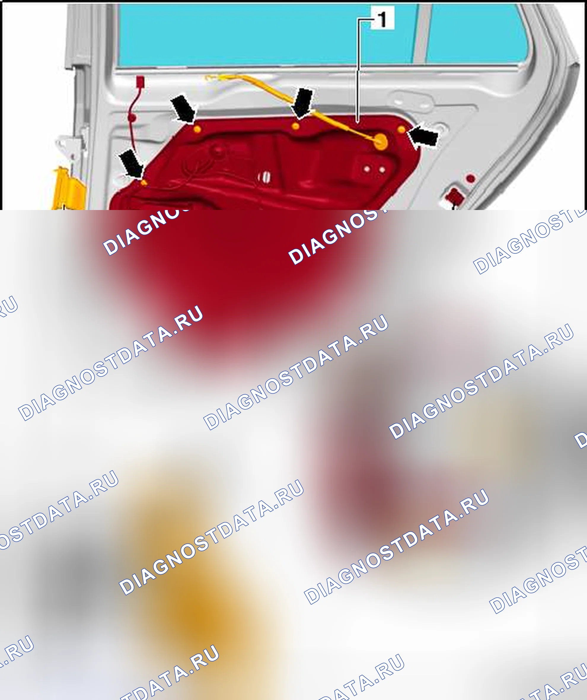 Рис. 56: ПОДРАМНИК. Volkswagen Jetta VI