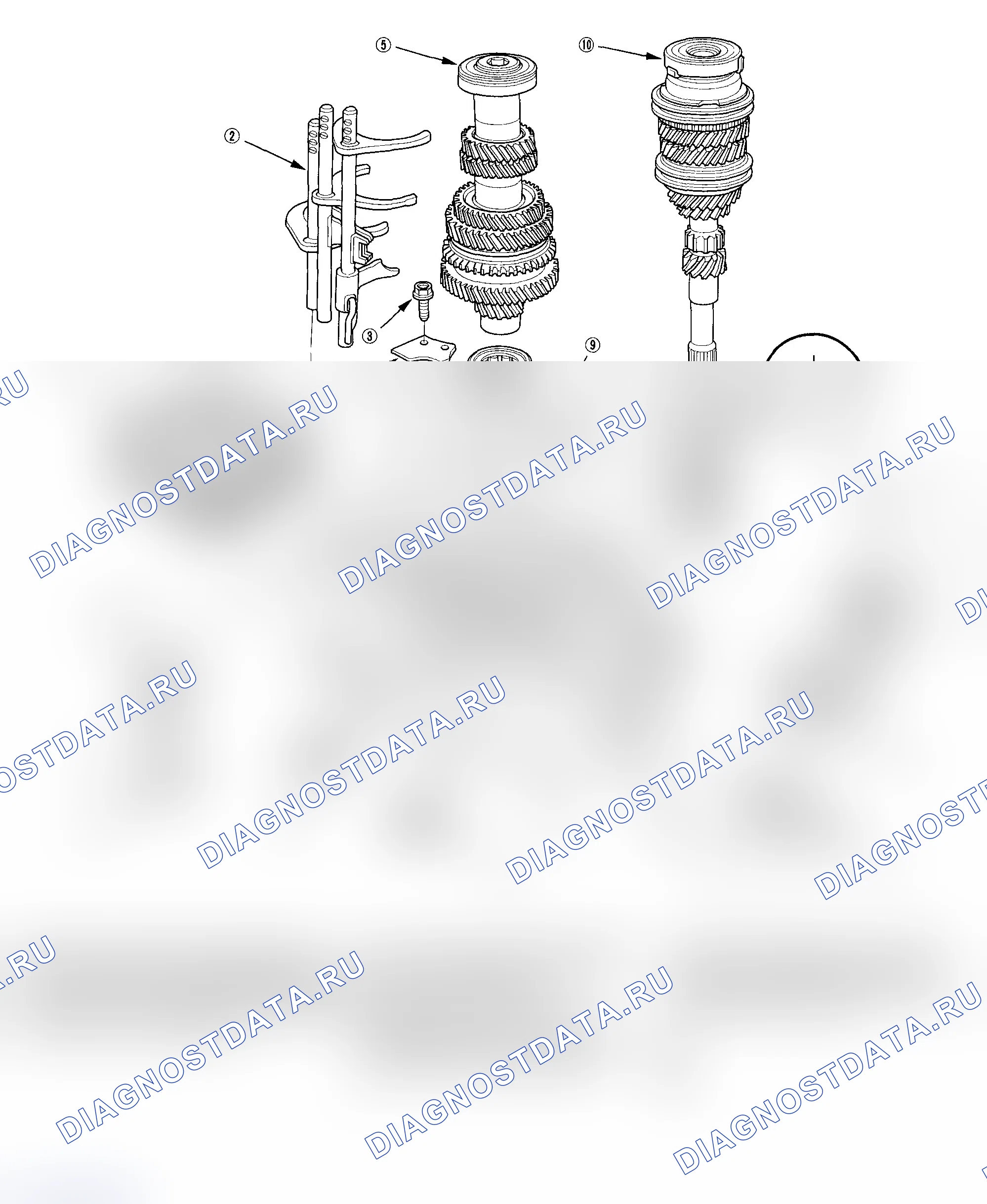 Рис. 60: 2005-2006 5-ступенчатые модели:. Acura RSX I