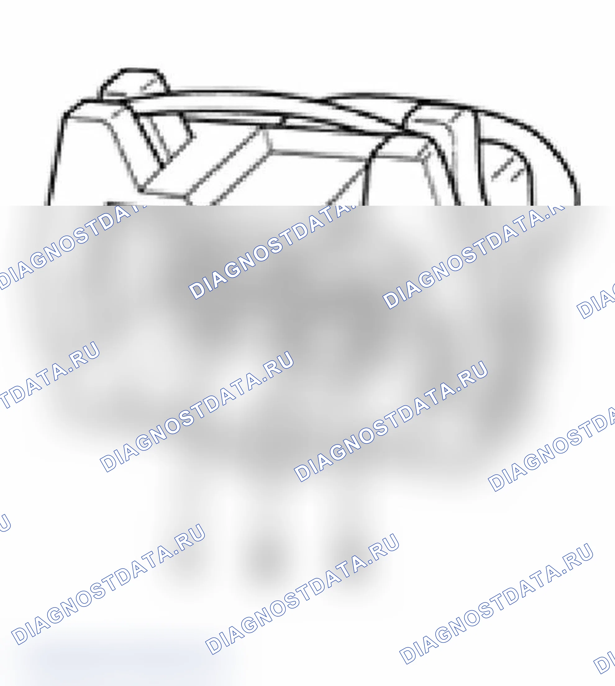 Рис. 41: Провод заземления (масса). Audi A4 B7