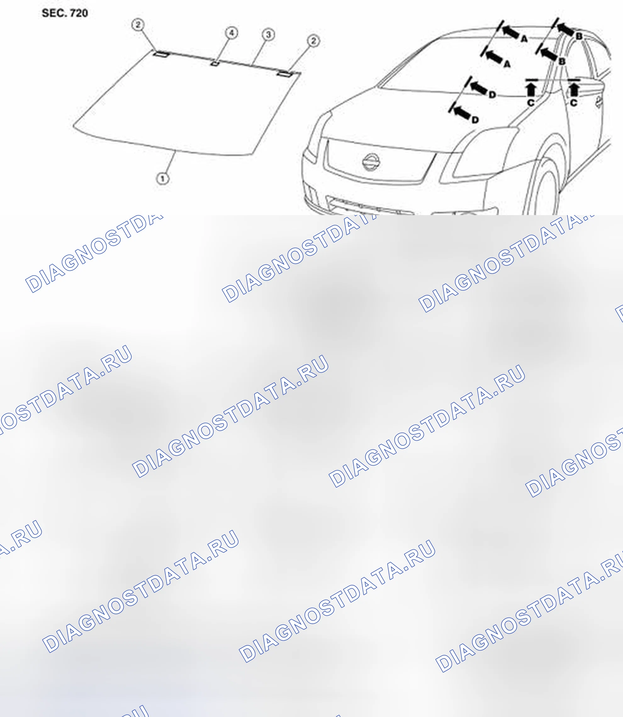 Рис. 84: Демонтаж и монтаж. Nissan Sentra B16 рестайлинг