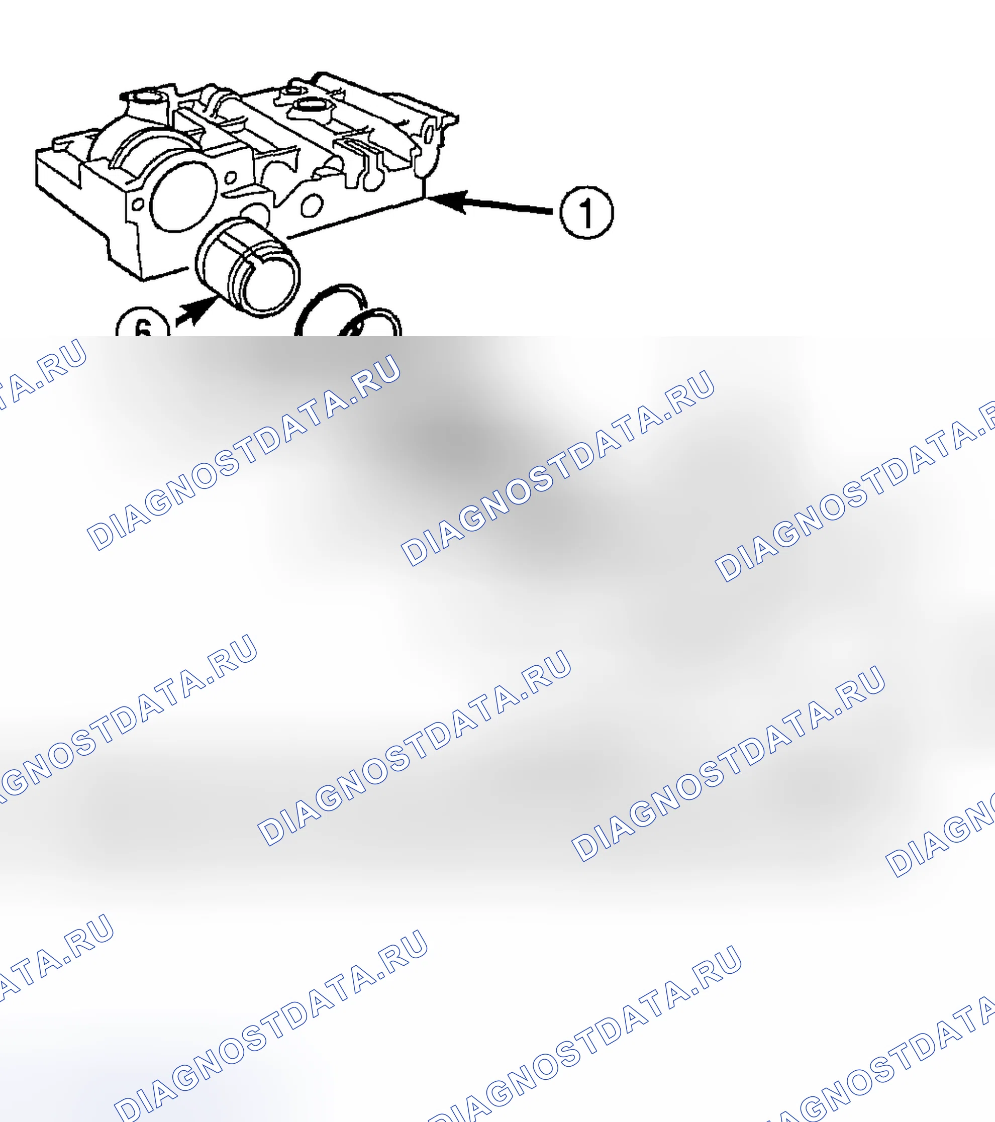 Рис. 362: Аккумулятор 2 / 4 в сборе. Chrysler Sebring II