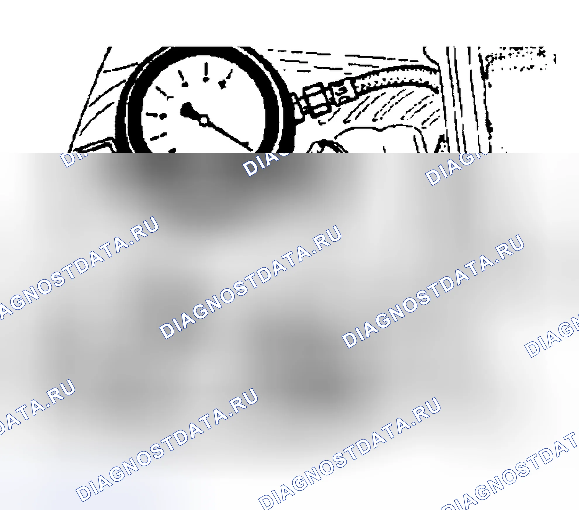 Рис. 302: Проверка давления топлива. Porsche Boxster 986