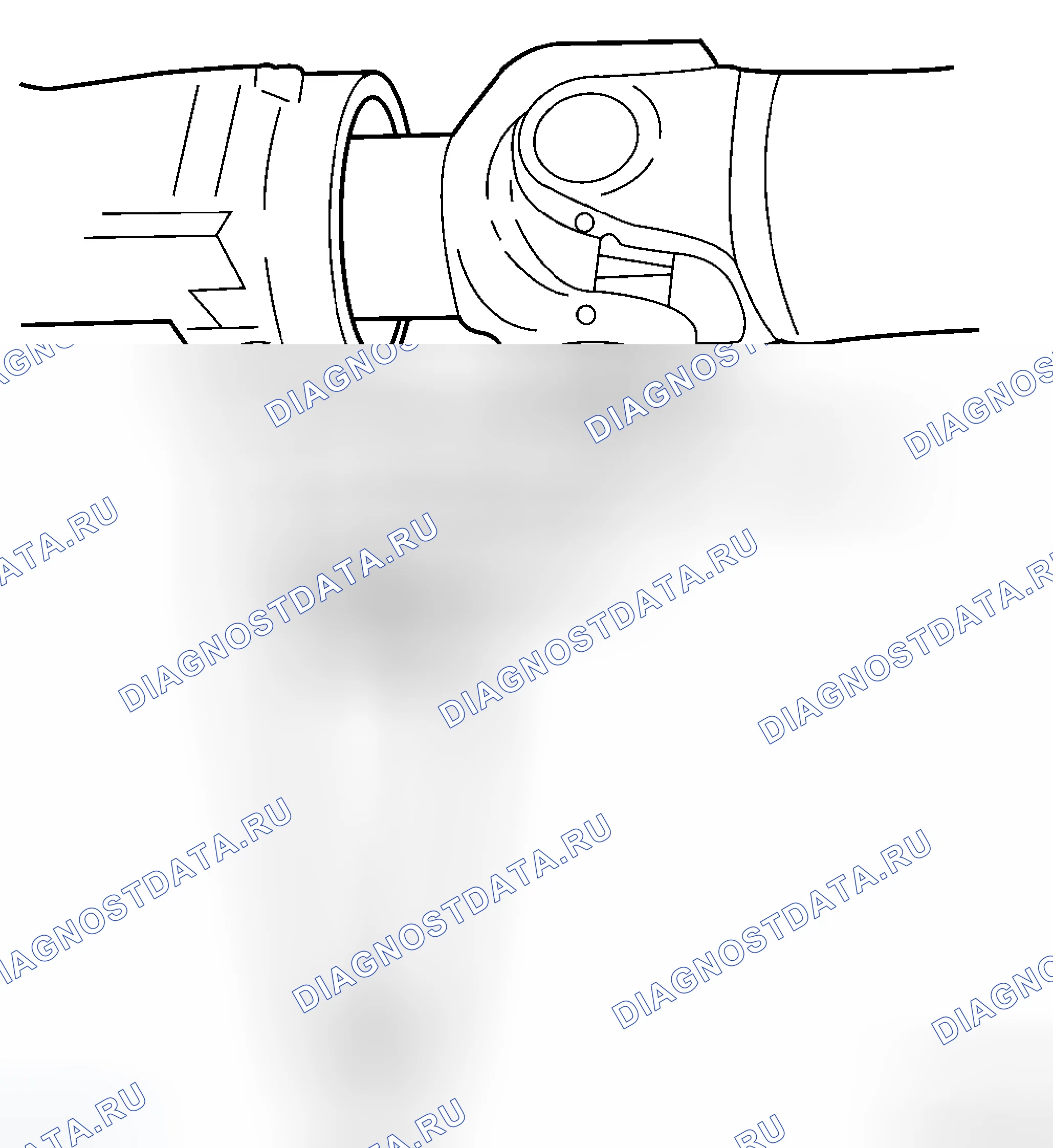 Рис. 265: УГОЛ НАКЛОНА карданного валА. Dodge Dakota III