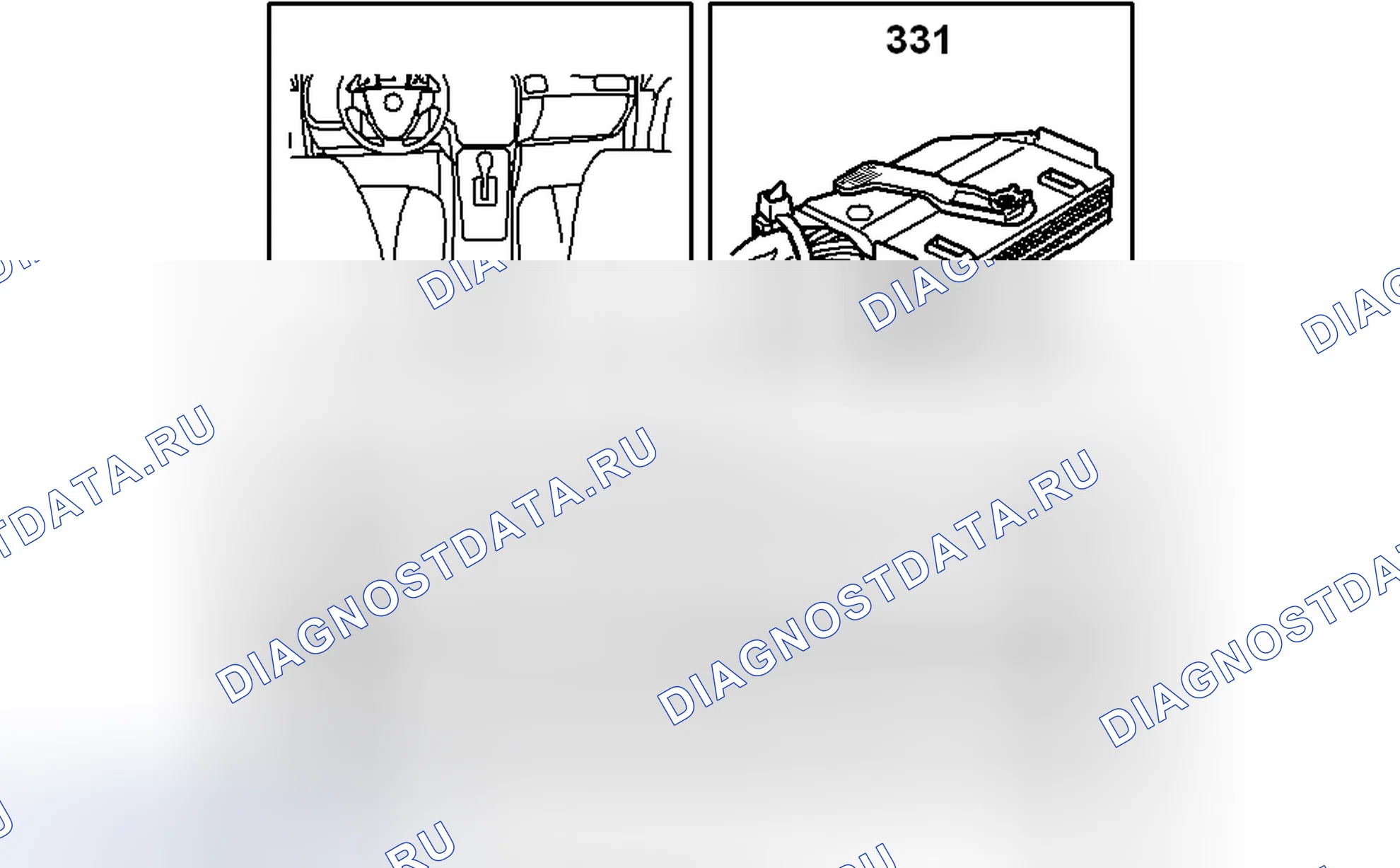 Рис. 155: МОДУЛЬ УПРАВЛЕНИЯ SRS / подушки безопасности (331). Kia Picanto III