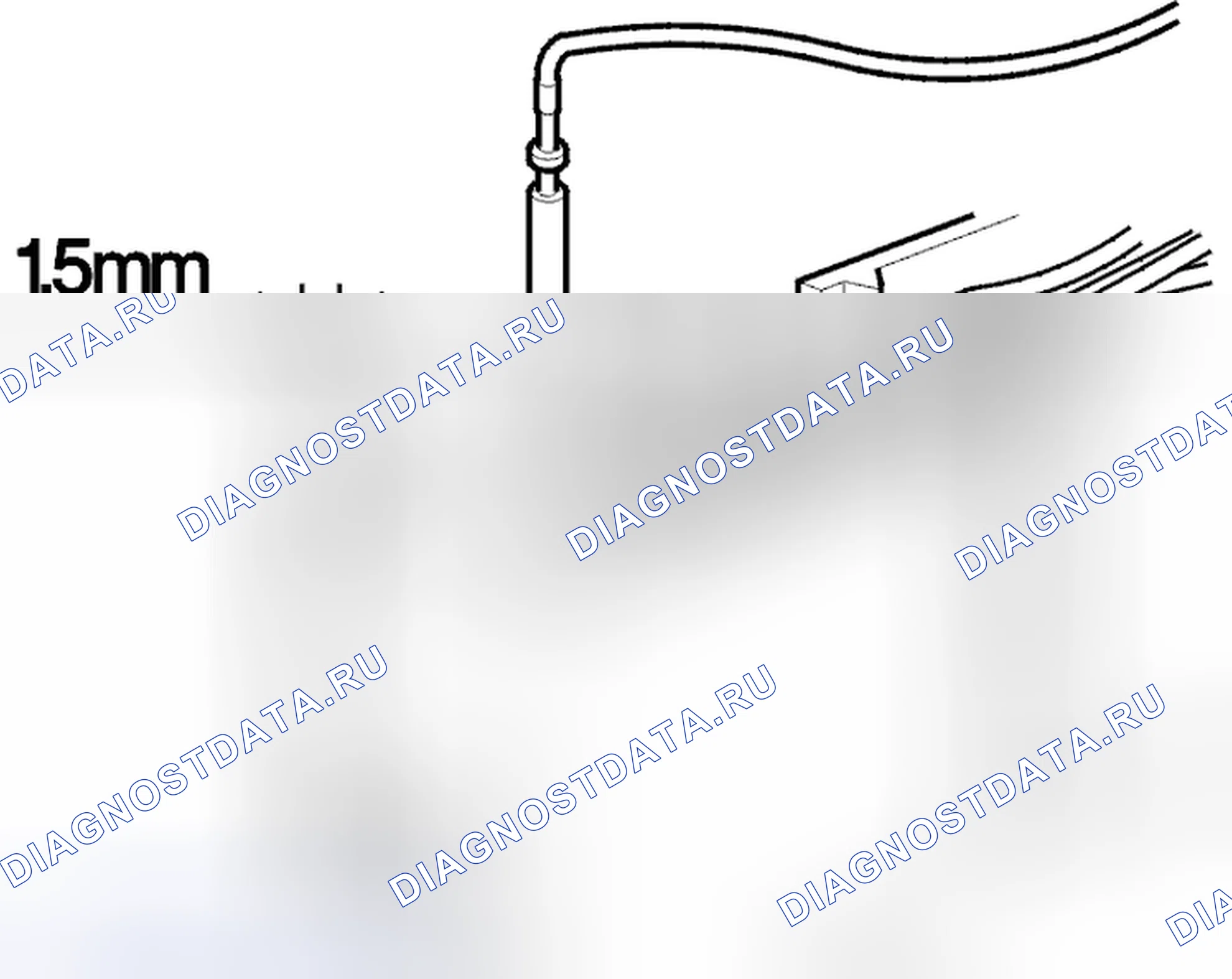Рис. 203: Извлечение кабельной клеммы. Volvo C70 I
