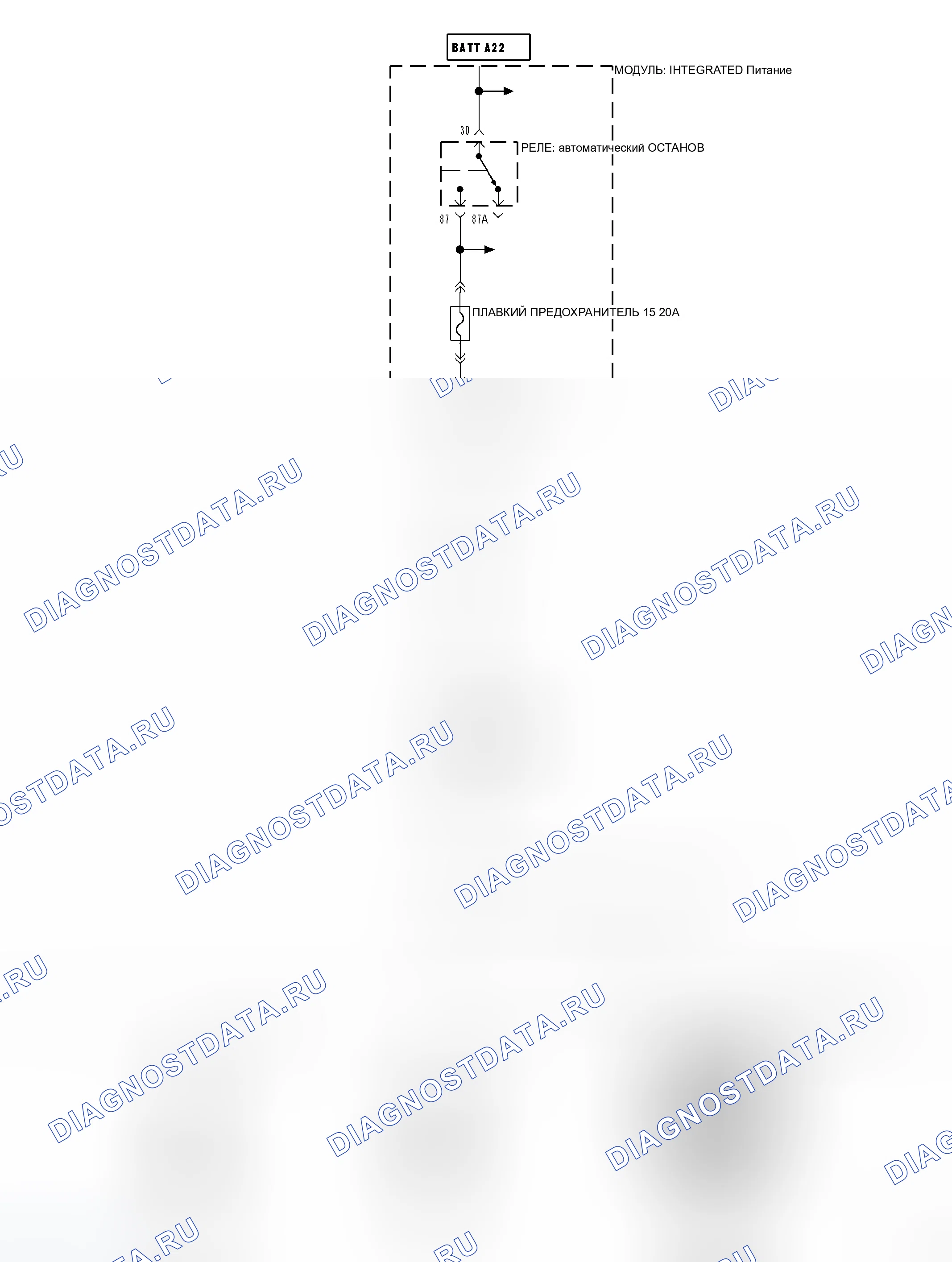 Рис. 609: Принципиальная схема. Dodge Magnum I