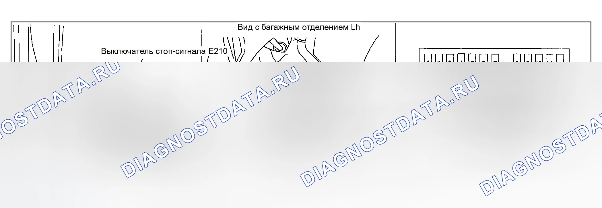 Рис. 59: Расположение компонентов и соединителей кабельных трасс. Infiniti FX35 I