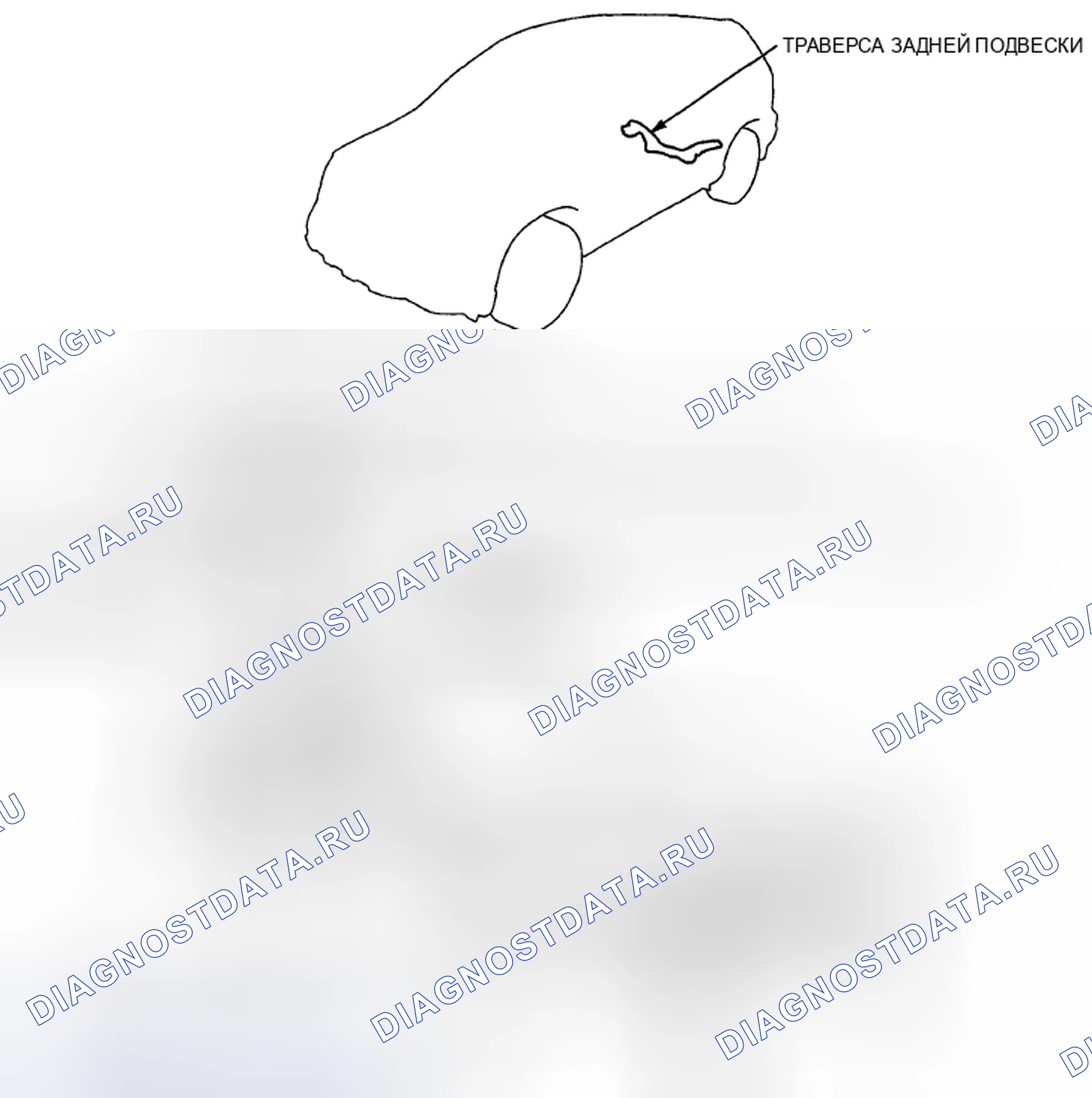 Рис. 5: Крутящий момент заднего подрамника. Honda CR-V III рестайлинг