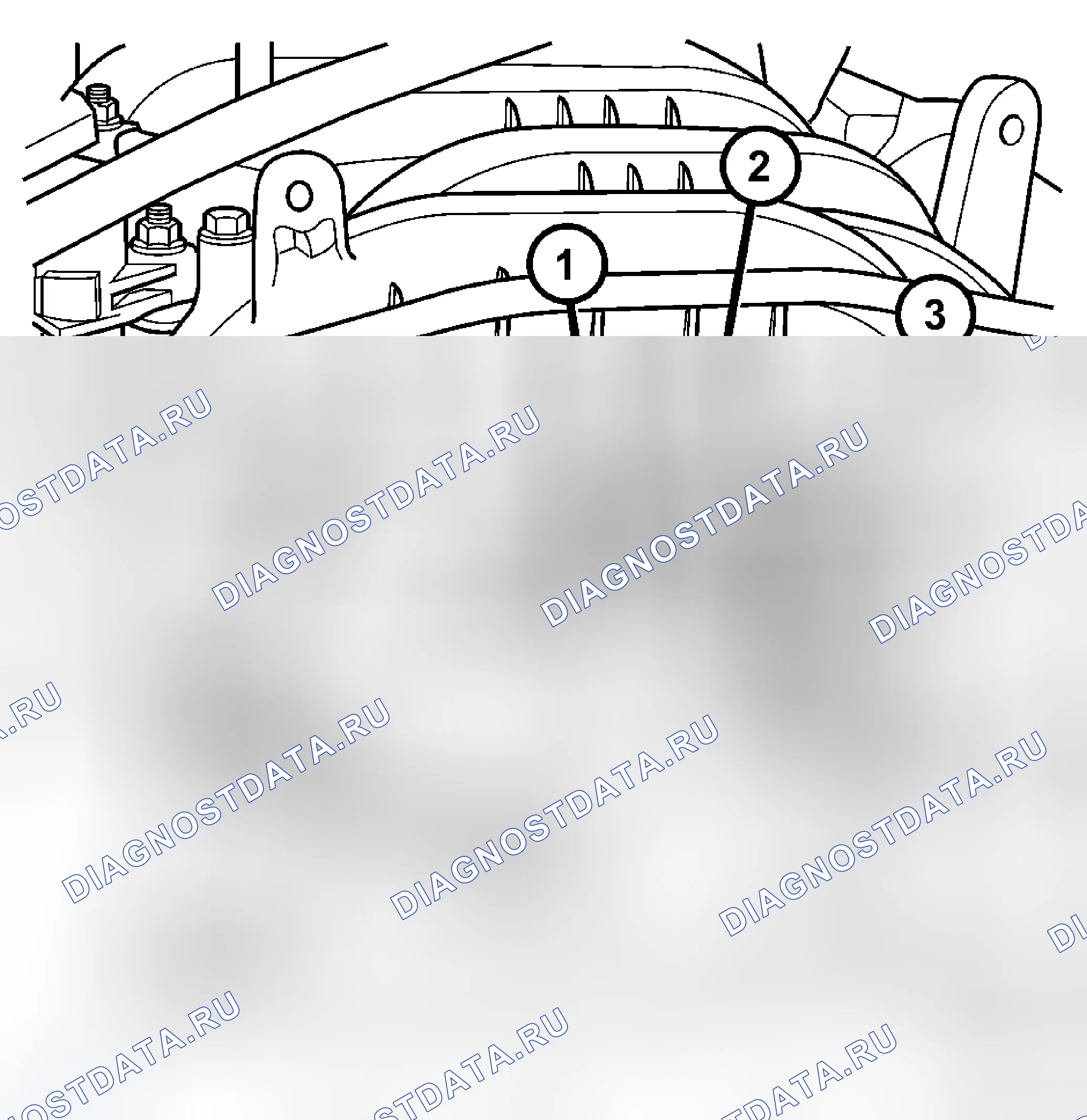 Рис. 6: 3.7л ДВИГАТЕЛЬ. Dodge Dakota III
