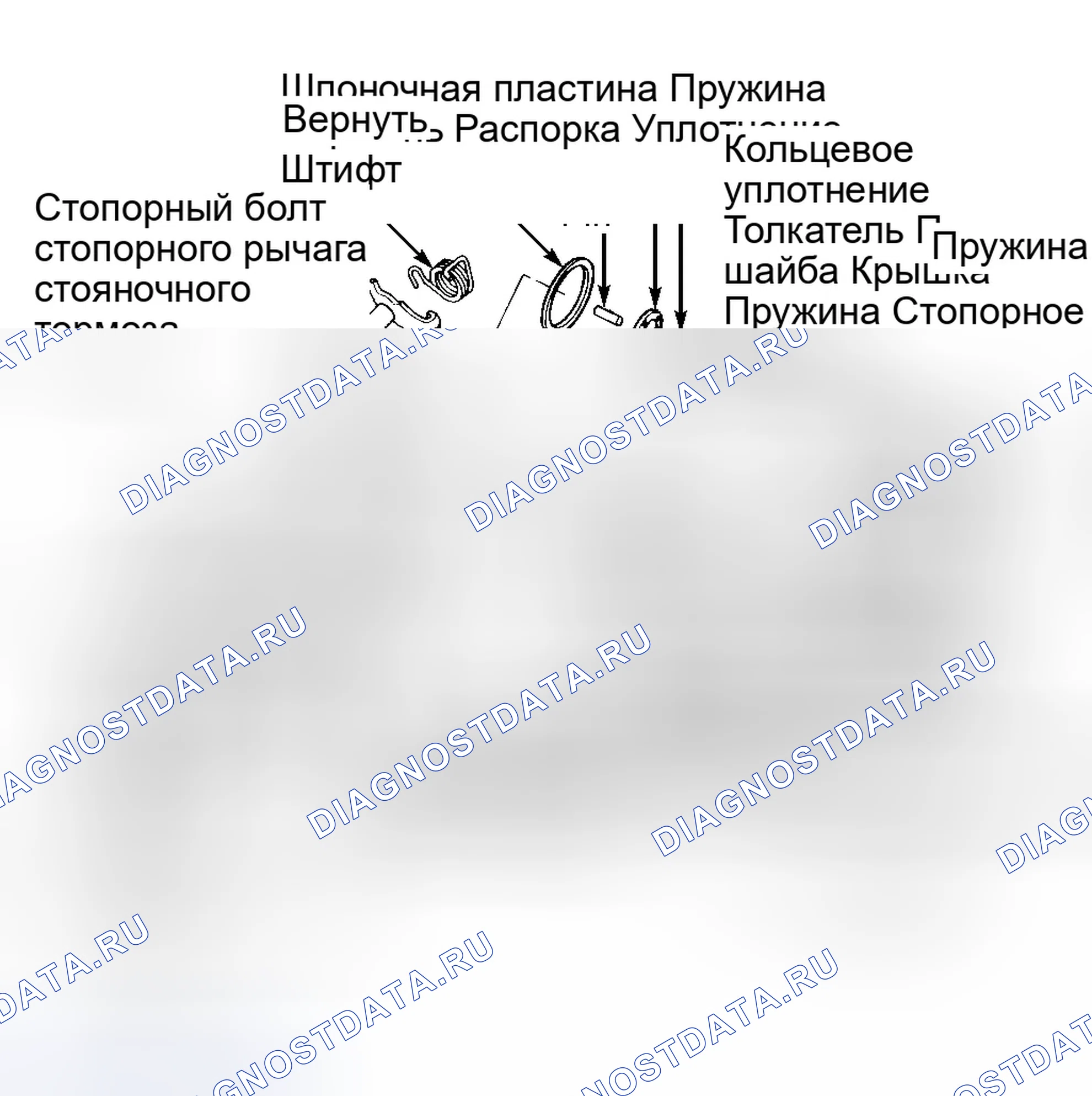 Рис. 1: Проверка механической и гидравлической части тормозного систем. Ford Mustang IV рестайлинг