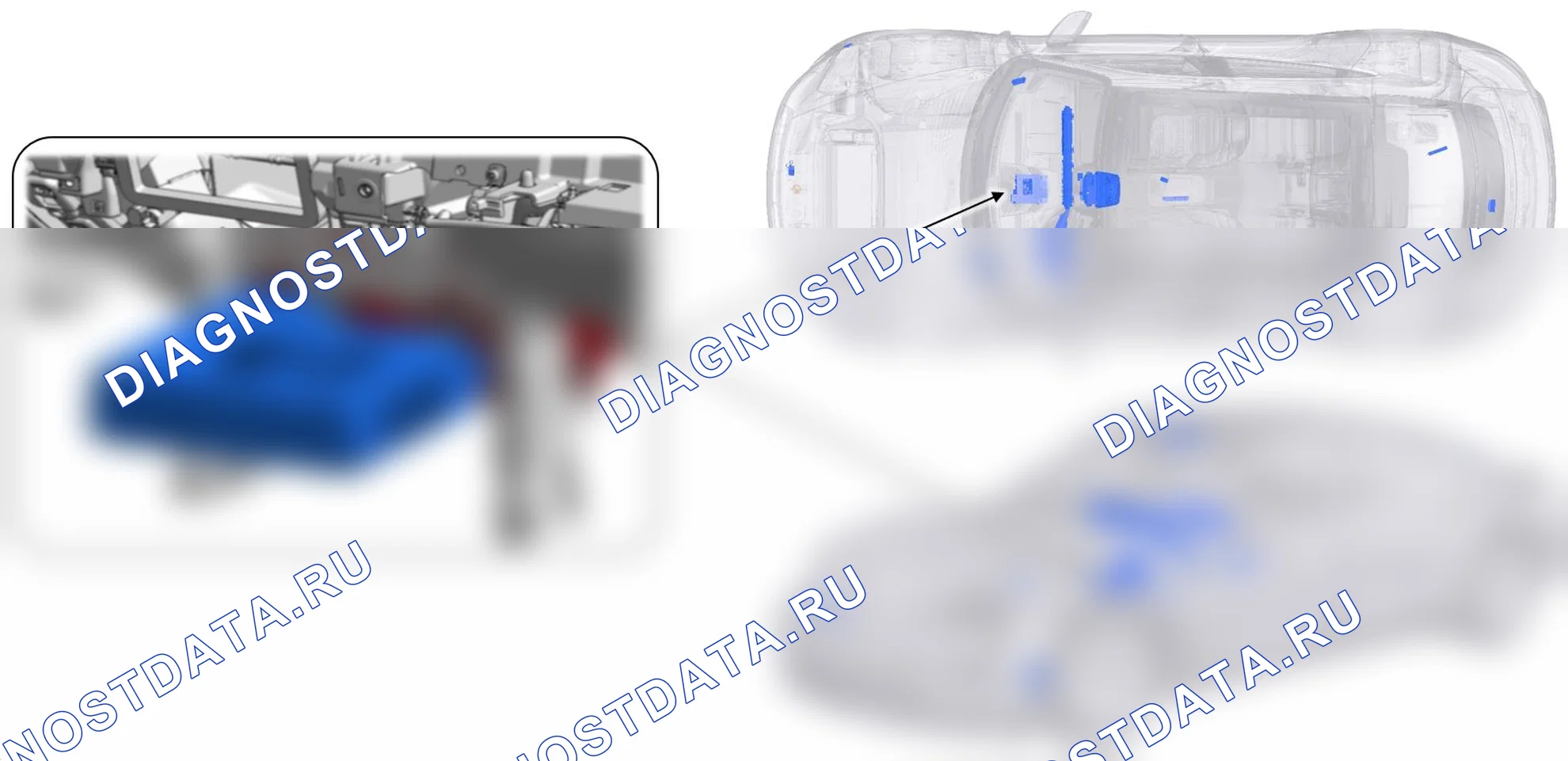 Блок управления центральным компьютером (PCM). Porsche Taycan J1