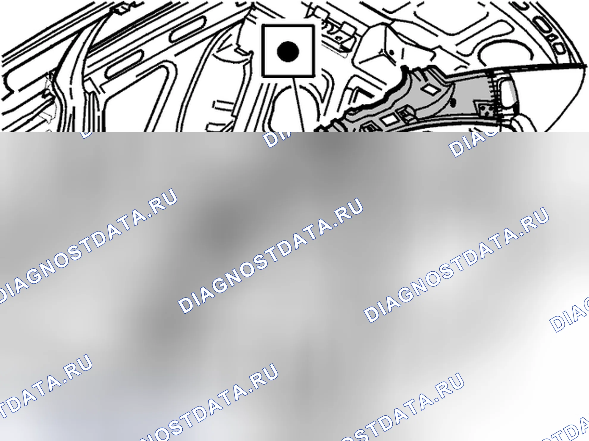 Рис. 117: Замена кантрейла. Volvo C70 I