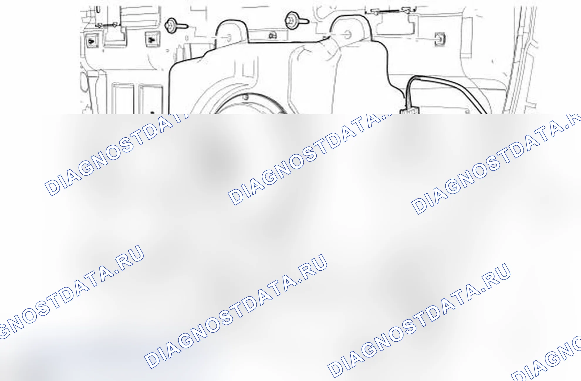 Рис. 21: Колонка сабвуфера - Explorer Sport Trac. Ford Explorer IV