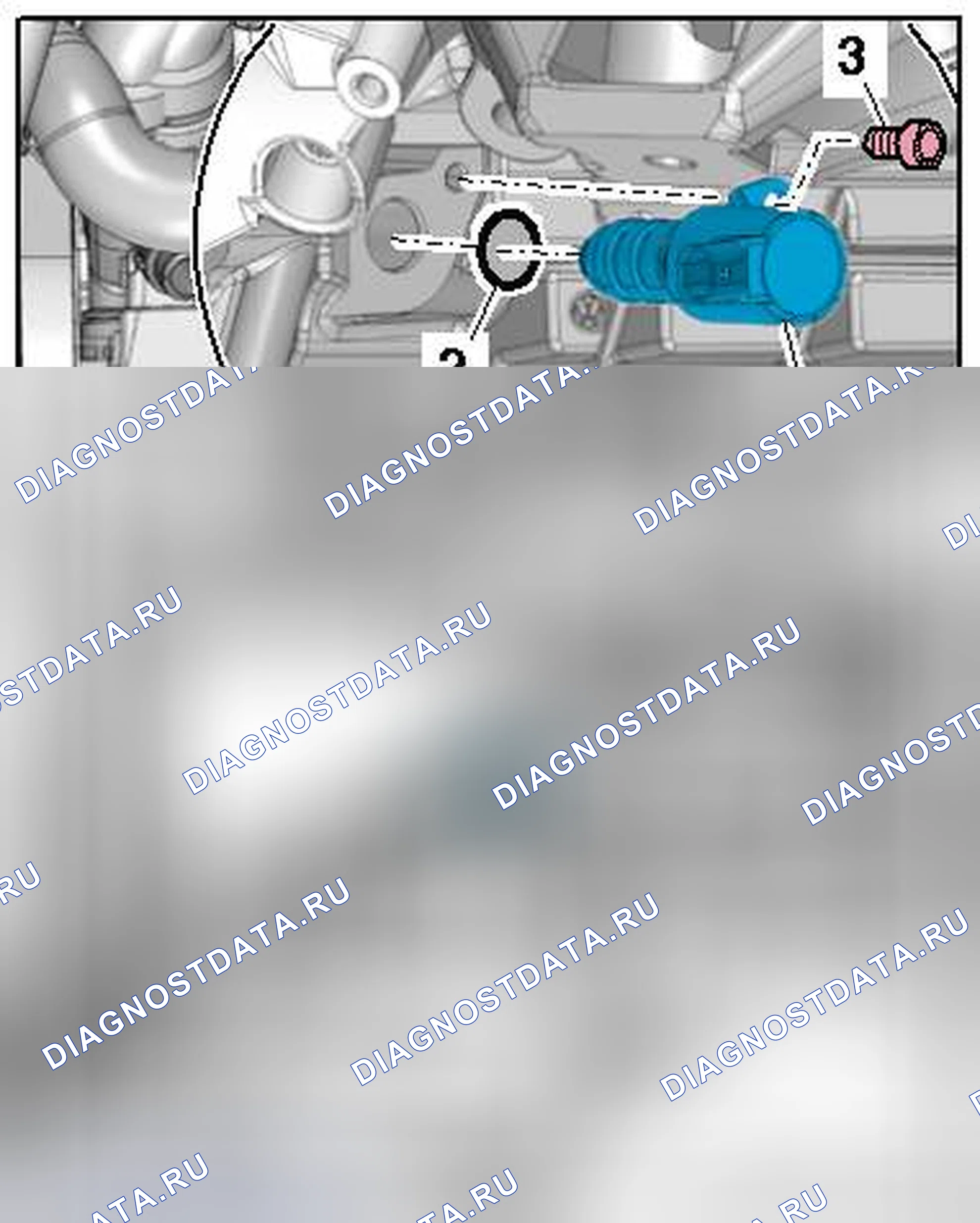 Рис. 97: КЛАПАН РЕГУЛИРОВАНИЯ ДАВЛЕНИЯ МАСЛА -N428. Volkswagen Touareg II
