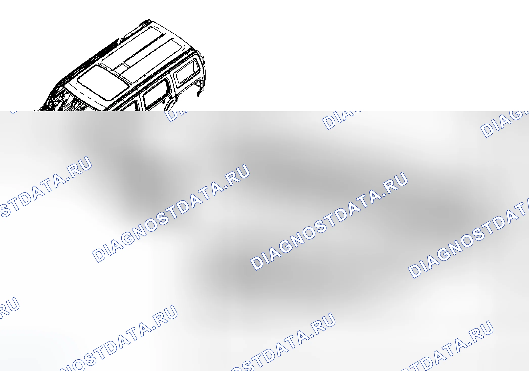 Рис. 11: Замена двигателя/привода в люке. Hummer H3 I