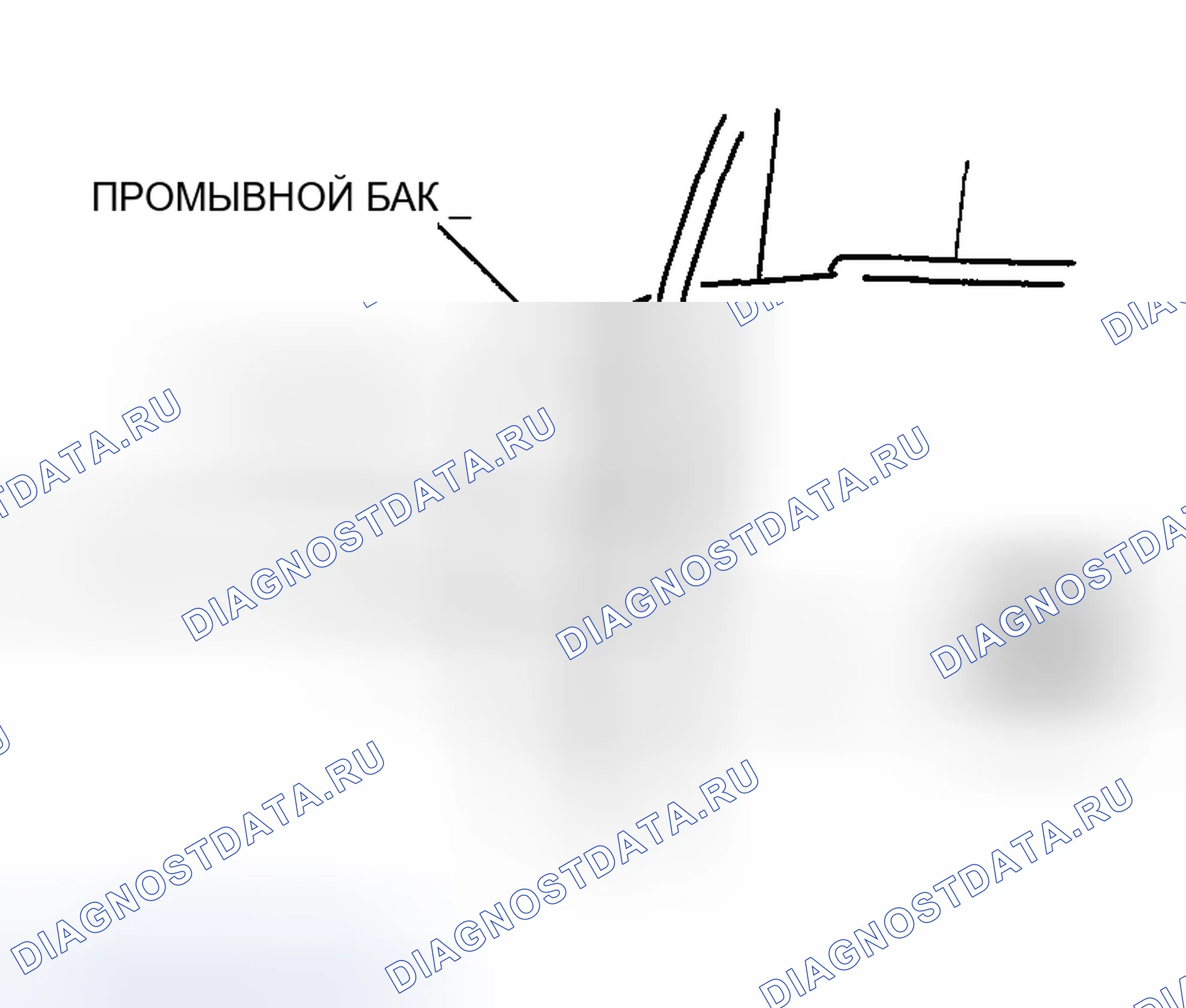 Рис. 24: Примечание по установке шланга омывателя ветрового стекла. Mazda 6 GG