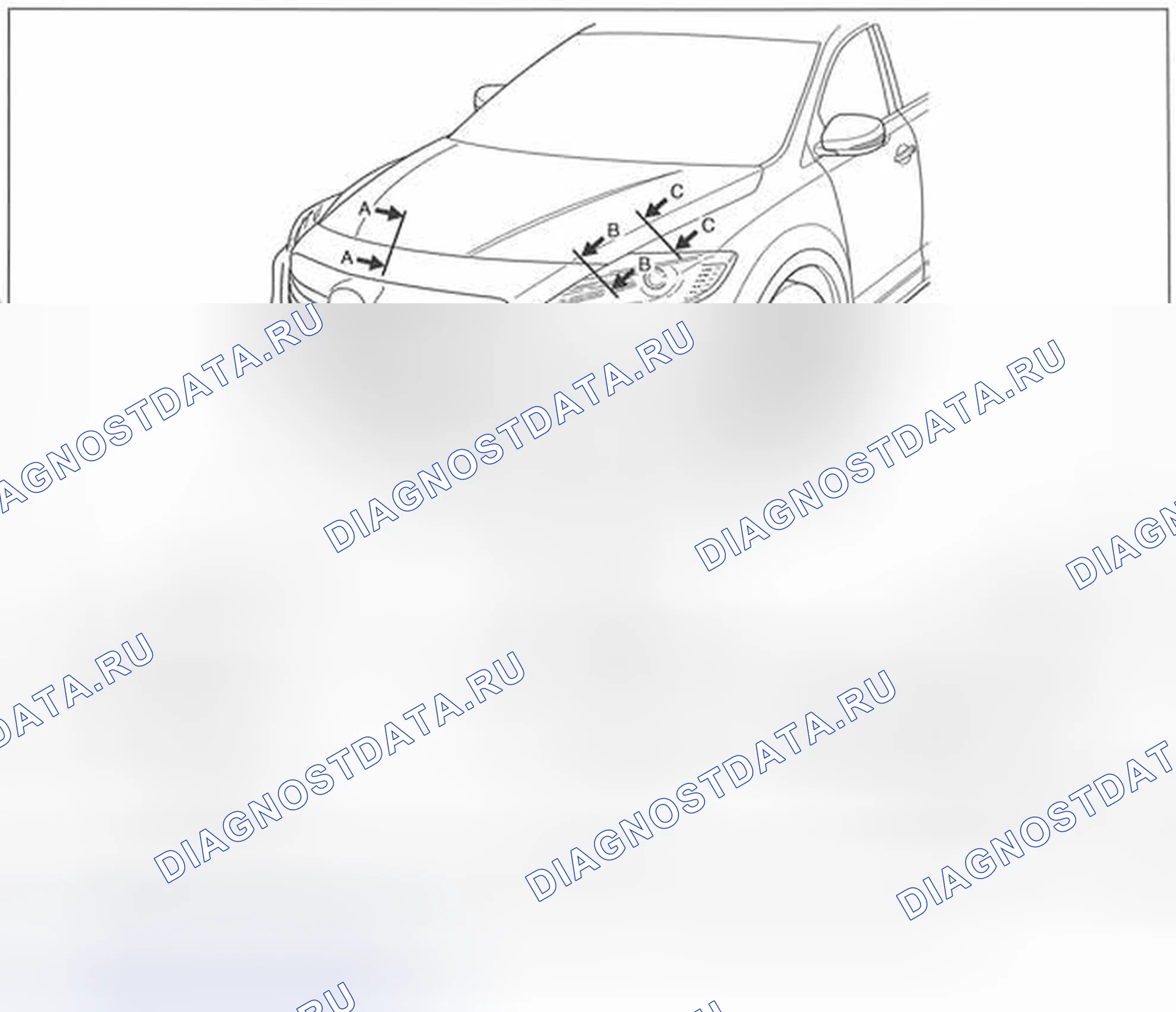 Рис. 5: Регулировка зазора. Mazda CX-9 I рестайлинг