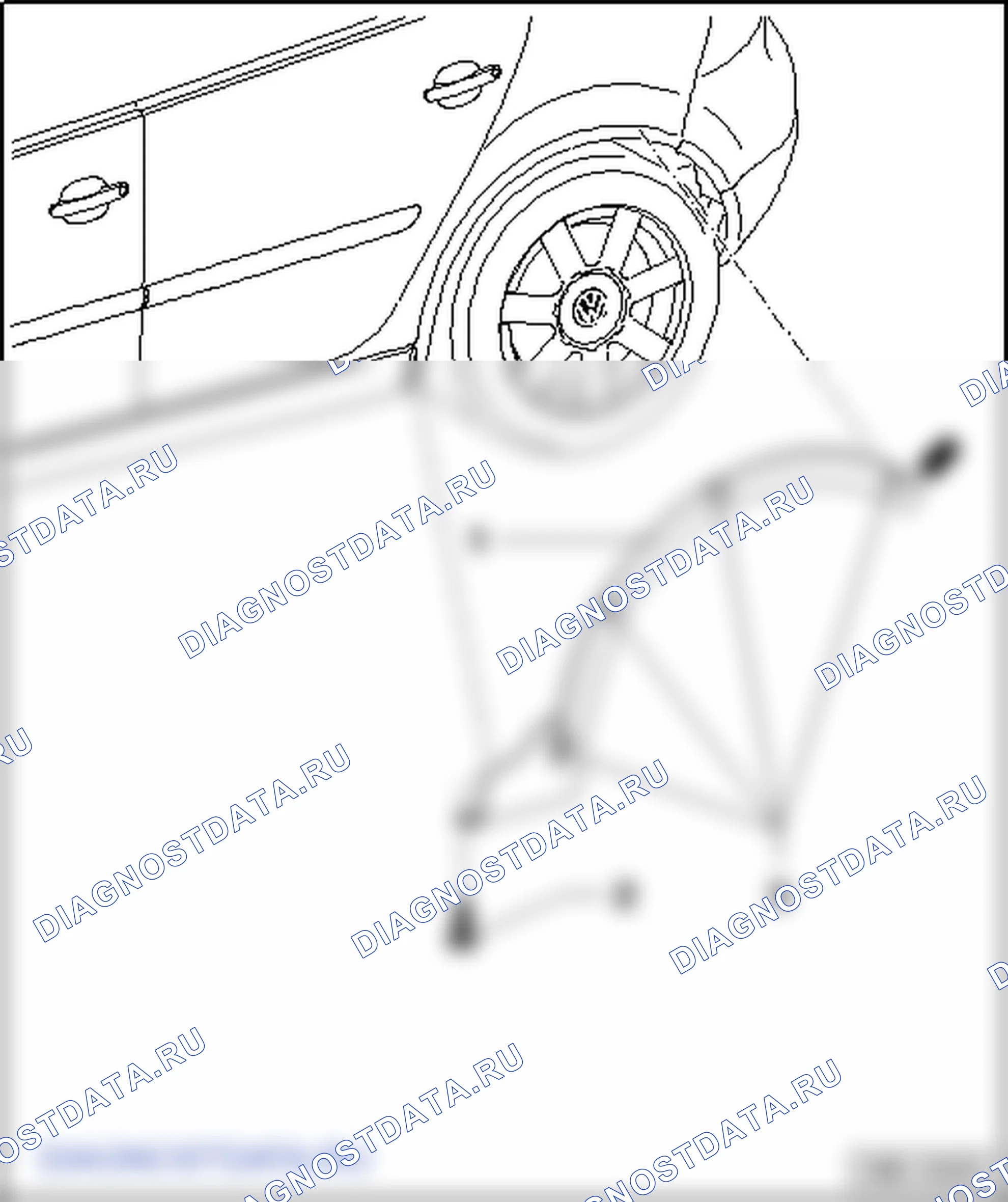 Заказные навесные детали. Volkswagen Golf Plus I