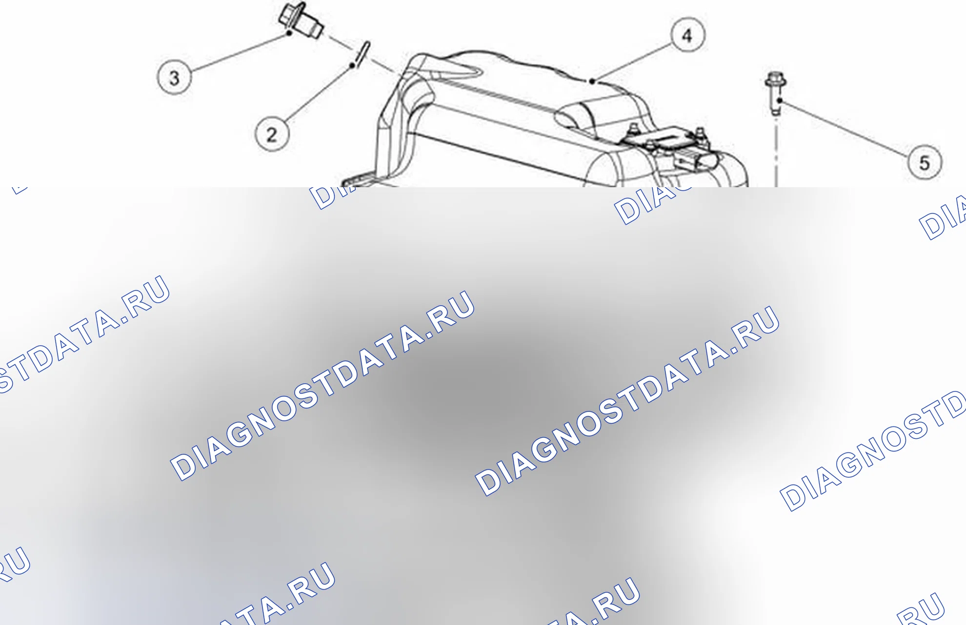Рис. 514: Поддон отстойника. Jaguar S-type I рестайлинг