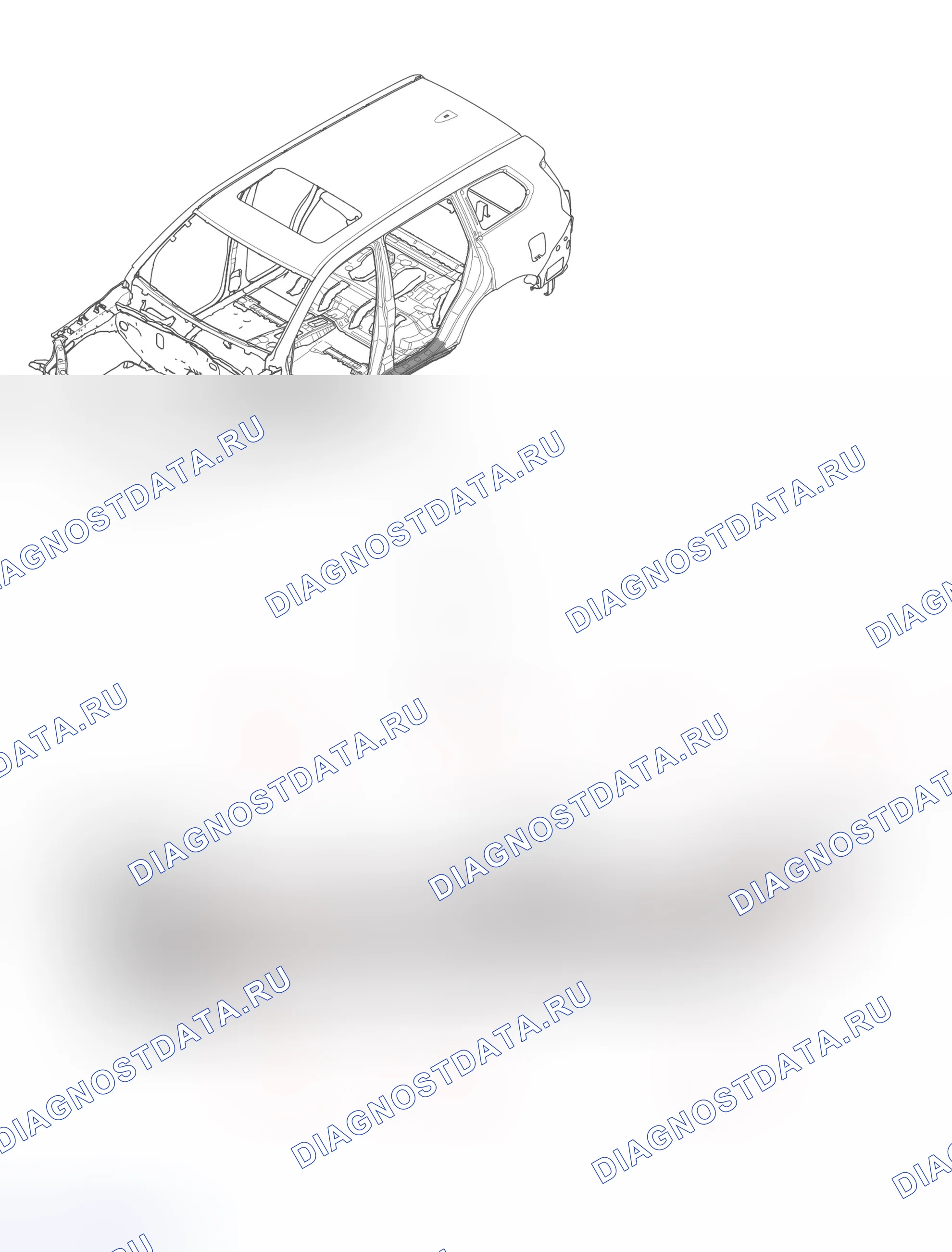 Нижние боковые балочные узлы — Haval H9. Haval H9 I рестайлинг