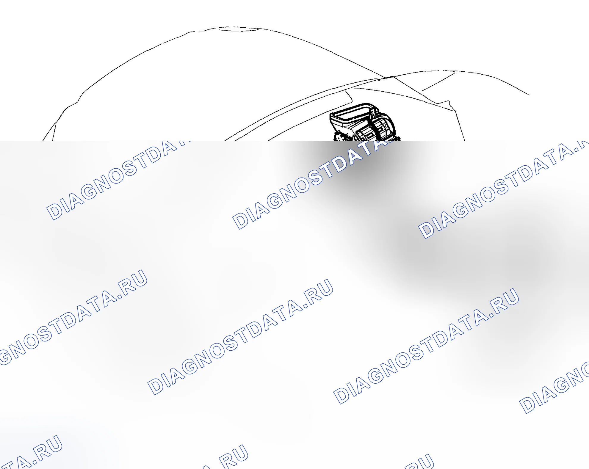 Рис. 8: РАСПОЛОЖЕНИЕ КОМПОНЕНТОВ. Hyundai Tucson I