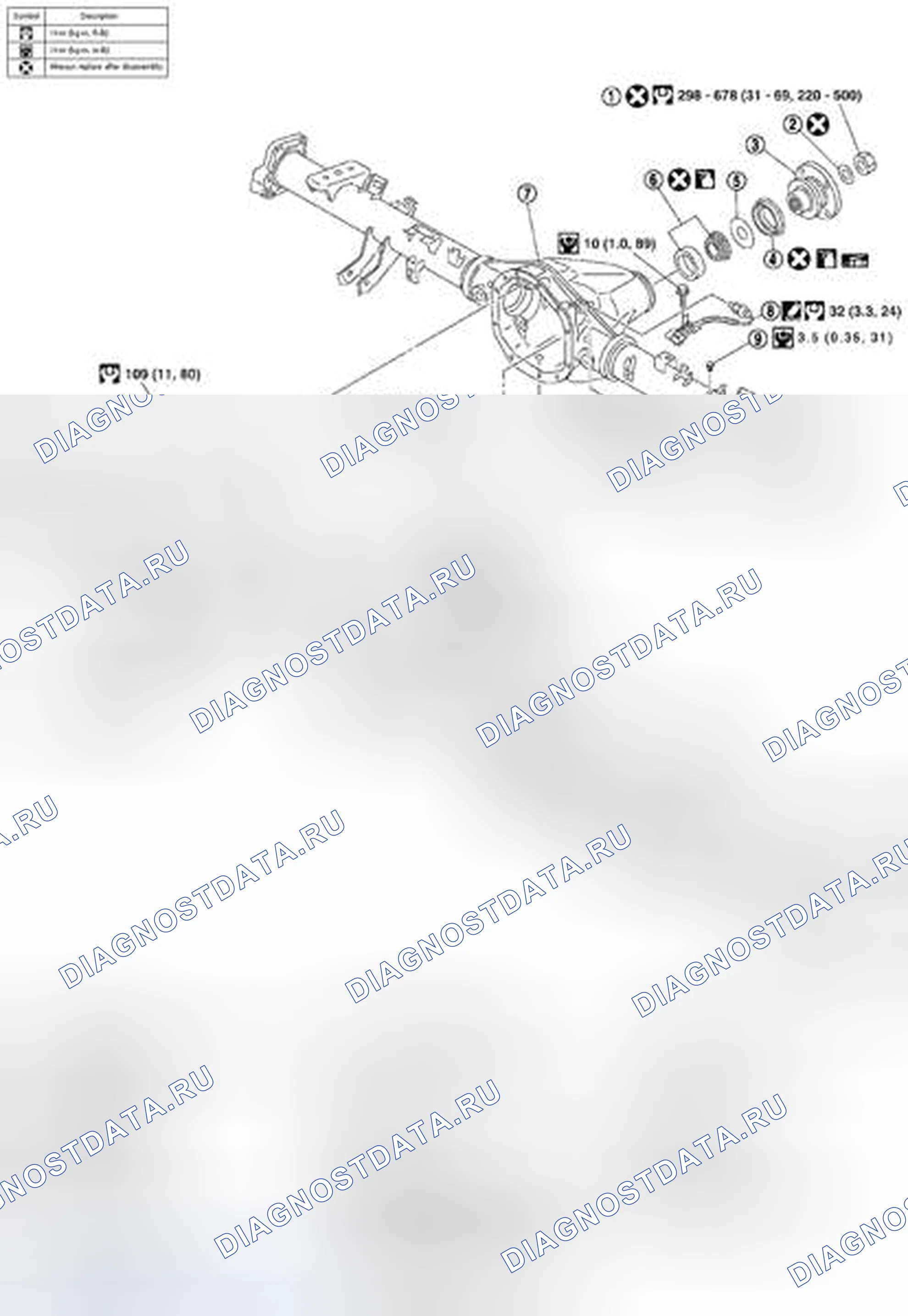 Рис. 215: КОМПОНЕНТЫ. Honda Odyssey I