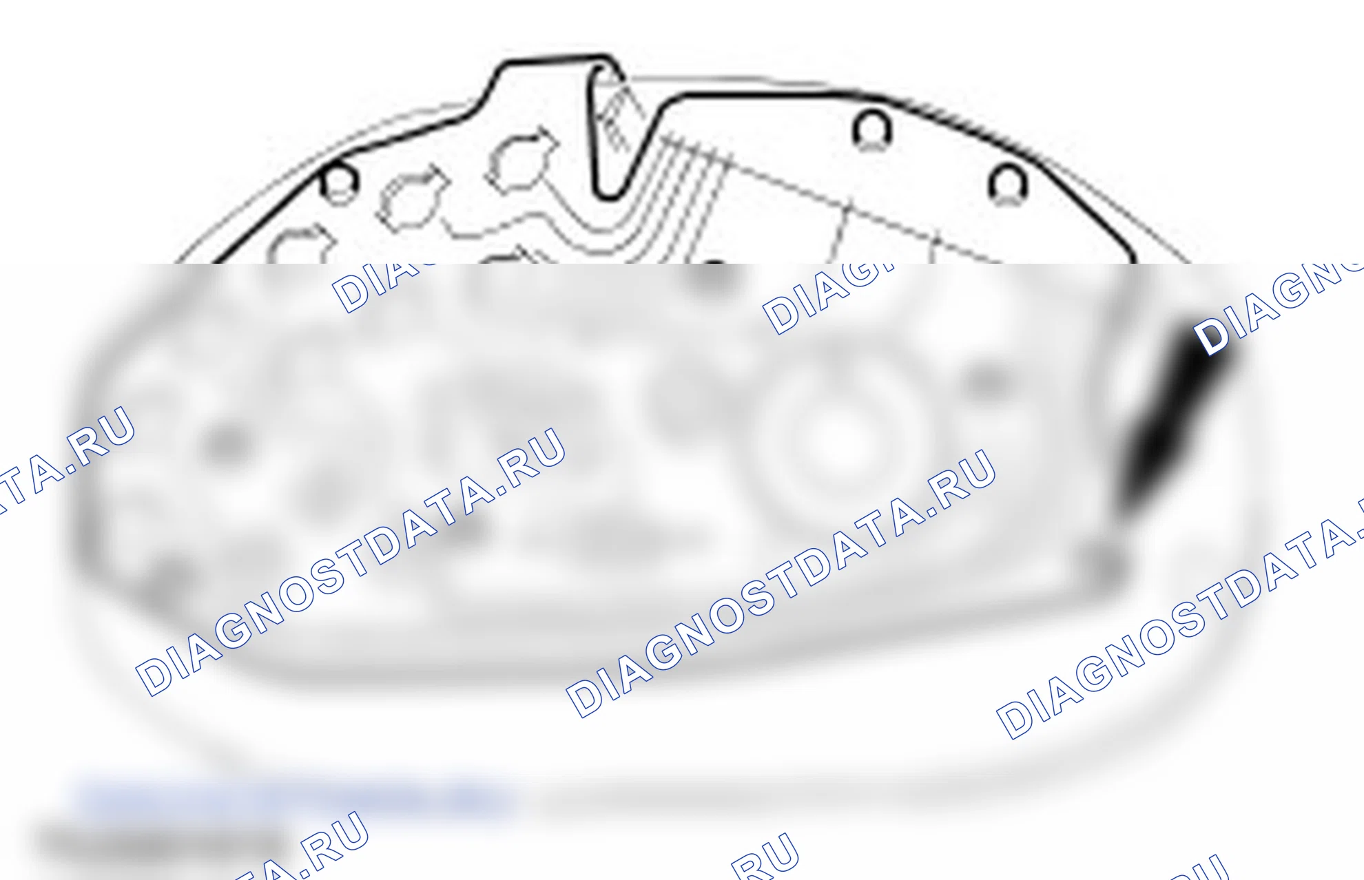 Как снять и установить щиток приборов (IPC) Печатная схема. Ford Ka I