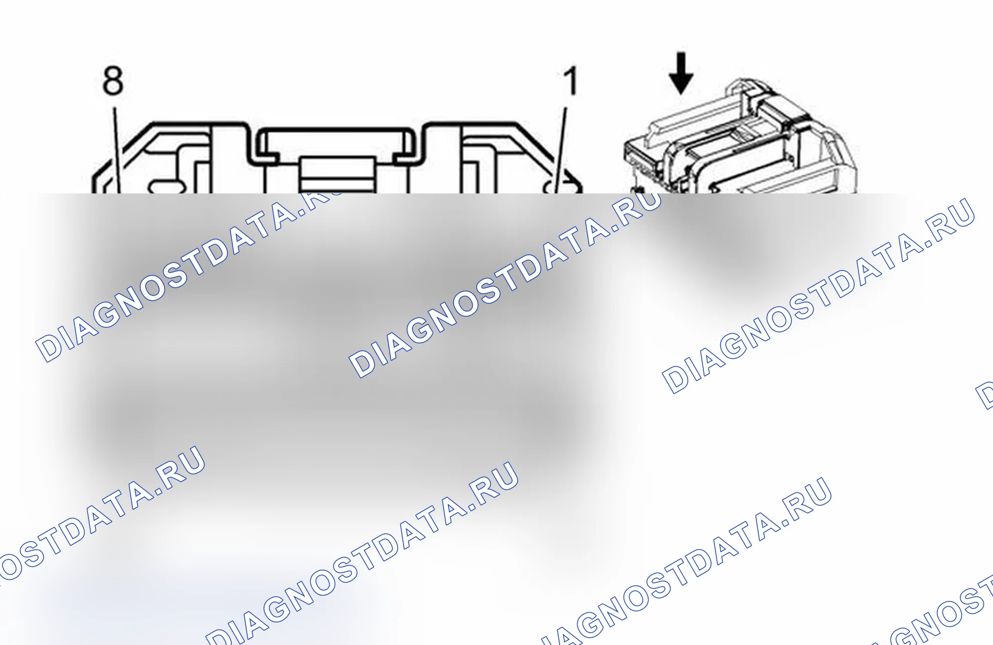 Рис. 75: Модуль X2 управления переключением передач раздаточной коробки. Chevrolet Silverado 2500 HD 