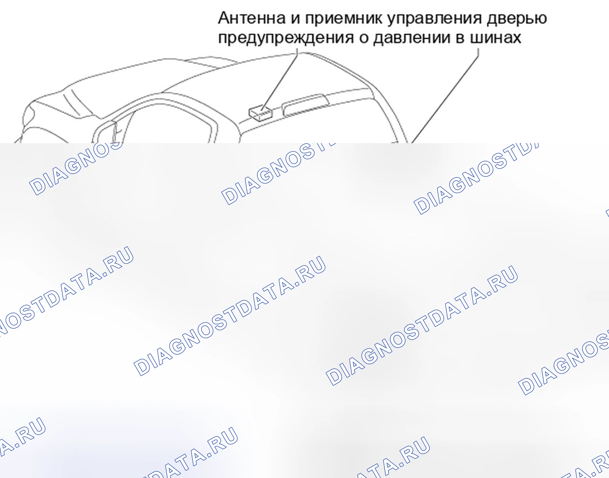 Рис. 166: Расположение ЭБУ кузова (штатная кабина). Toyota Tundra II