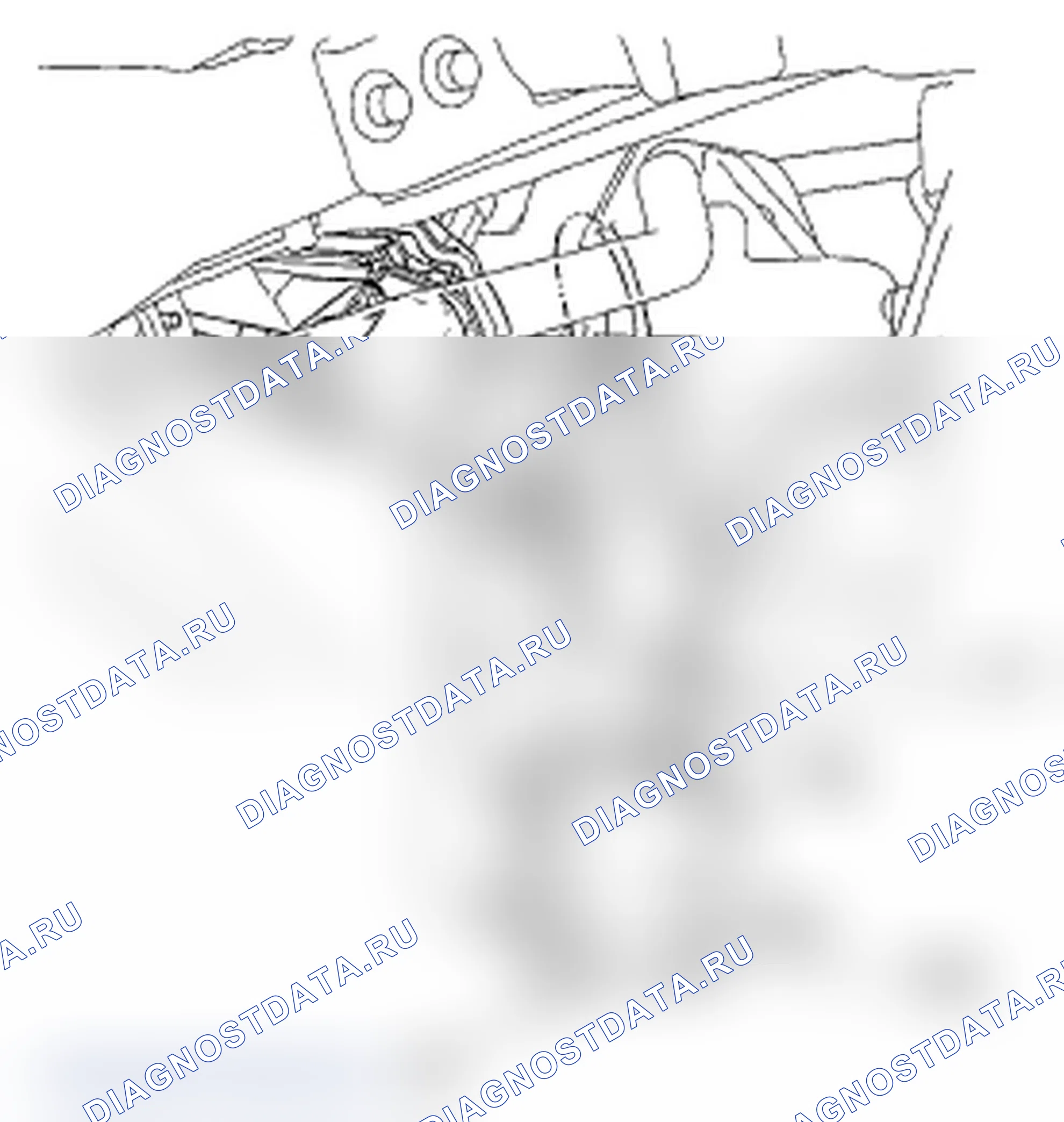 Рис. 177: Замена двигателя управления передним режимом. Acura MDX II
