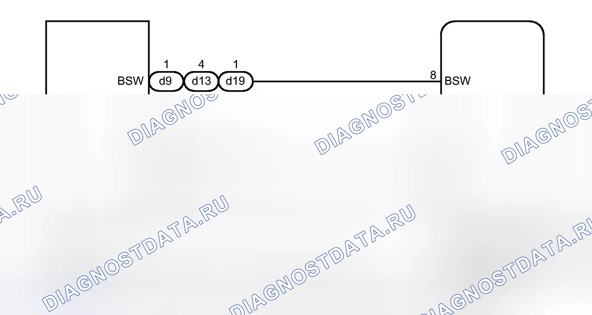 Рис. 443: электросхема. Toyota Camry XV50