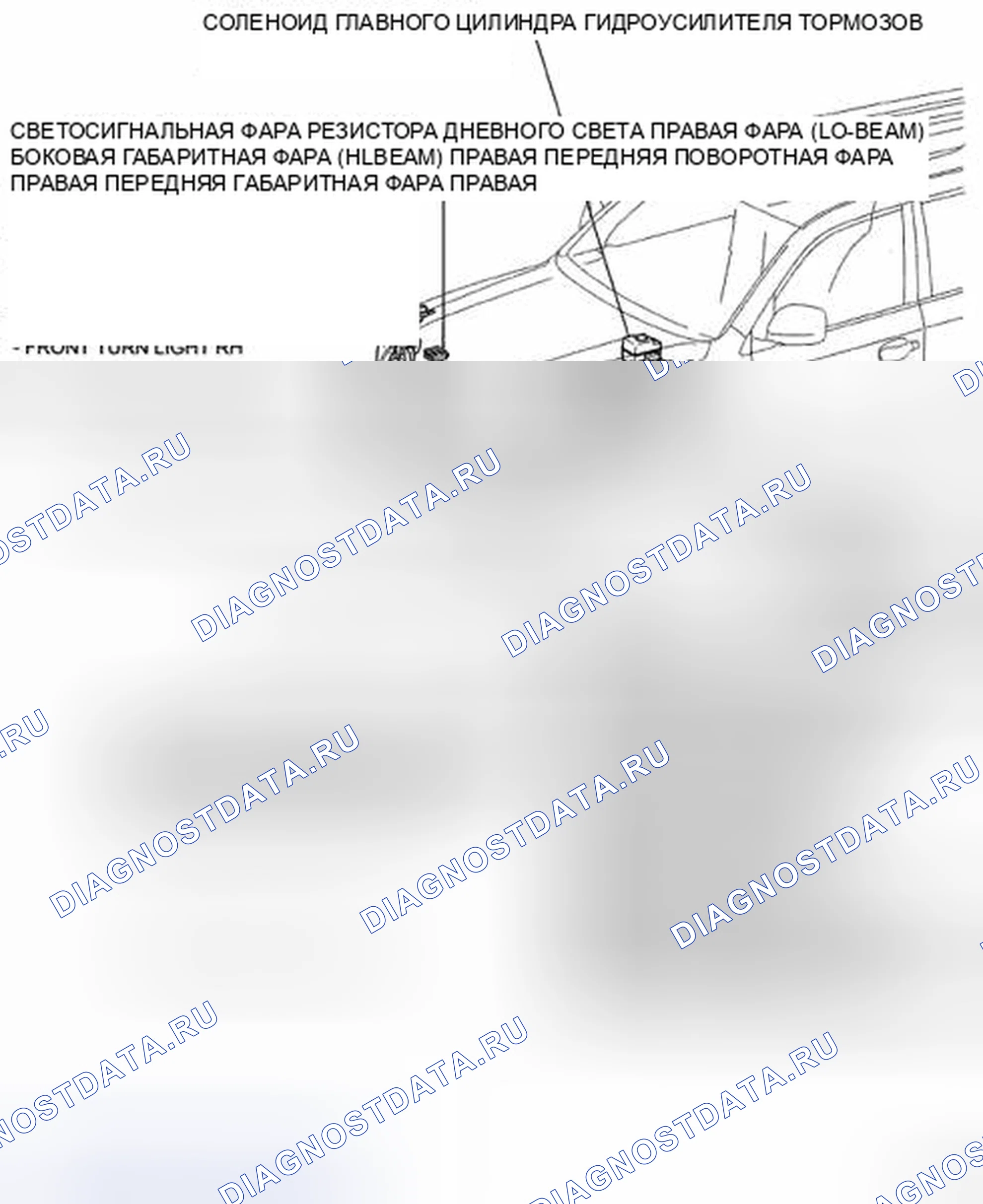 Рис. 174: РАСПОЛОЖЕНИЕ ДЕТАЛЕЙ. Toyota Land Cruiser 200