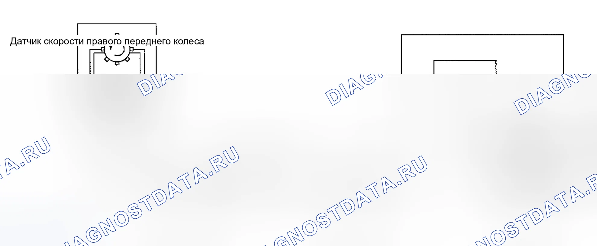 Рис. 75: расшифровка кода ошибки C0033: цепь датчика скорости правого переднего колеса разомкнута или закорочена. Suzuki Verona I