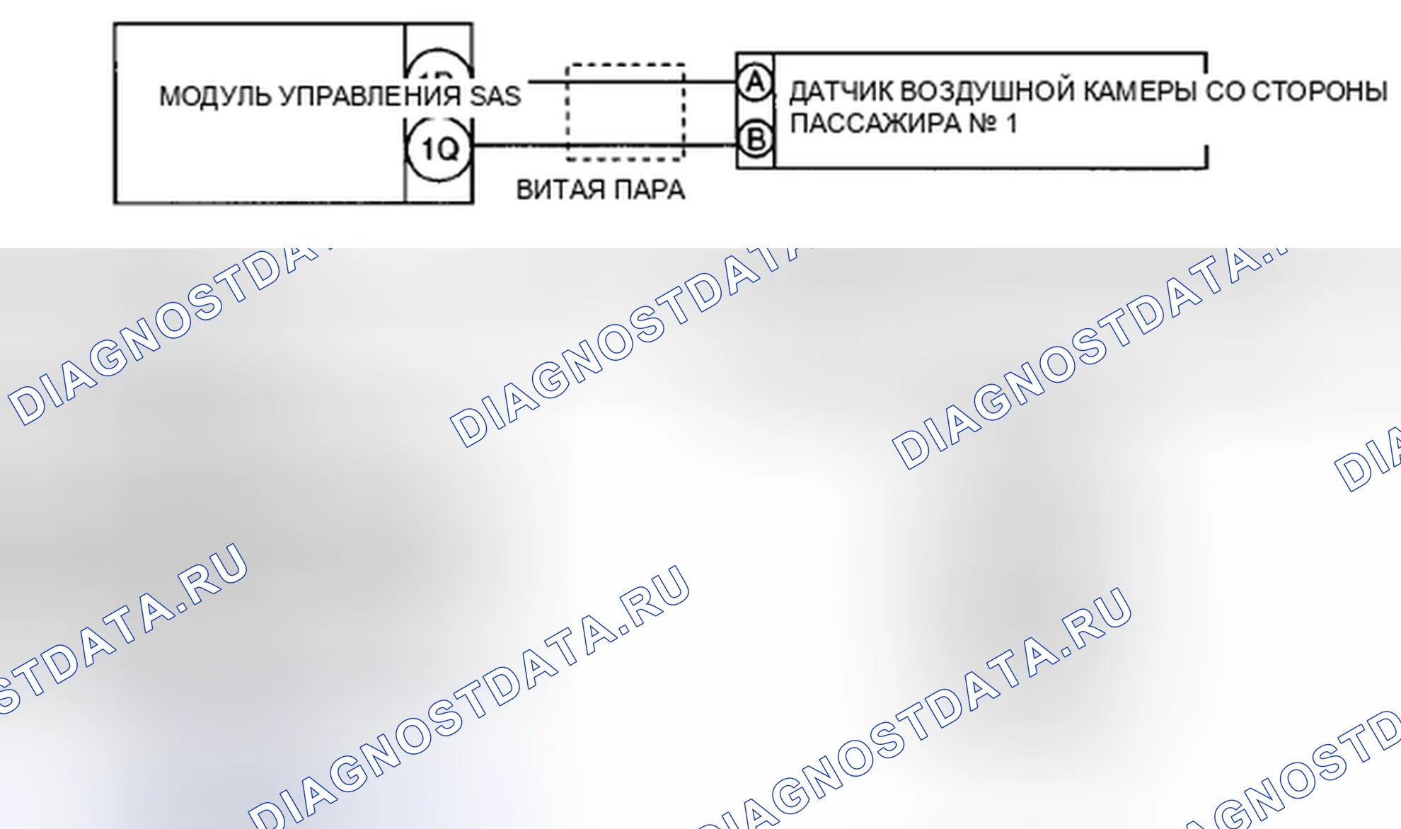 Рис. 10: расшифровка кода ошибки B10FE-11 / xtegx1-13 / B10FE-87 / xthagx3-96: СХЕМА ДАТЧИКА ПОДУШКИ БЕЗОПАСНОСТИ СО СТОРОНЫ ПАССАЖИРА № 1 B10FE B10FE. Mazda CX-5 I