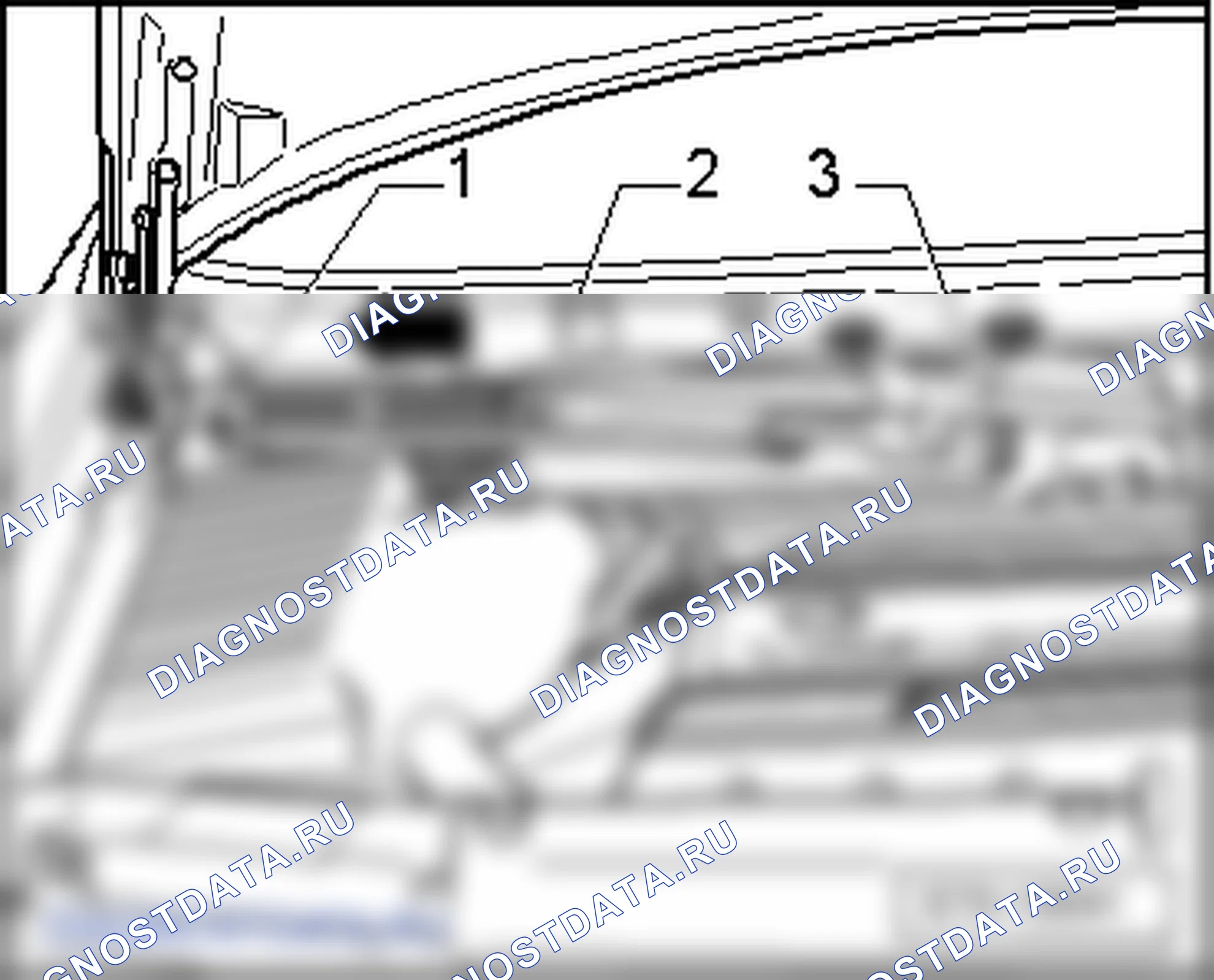 Приборная панель (общий ремонт кузова, внутренняя часть) (см. 2). SEAT Alhambra I