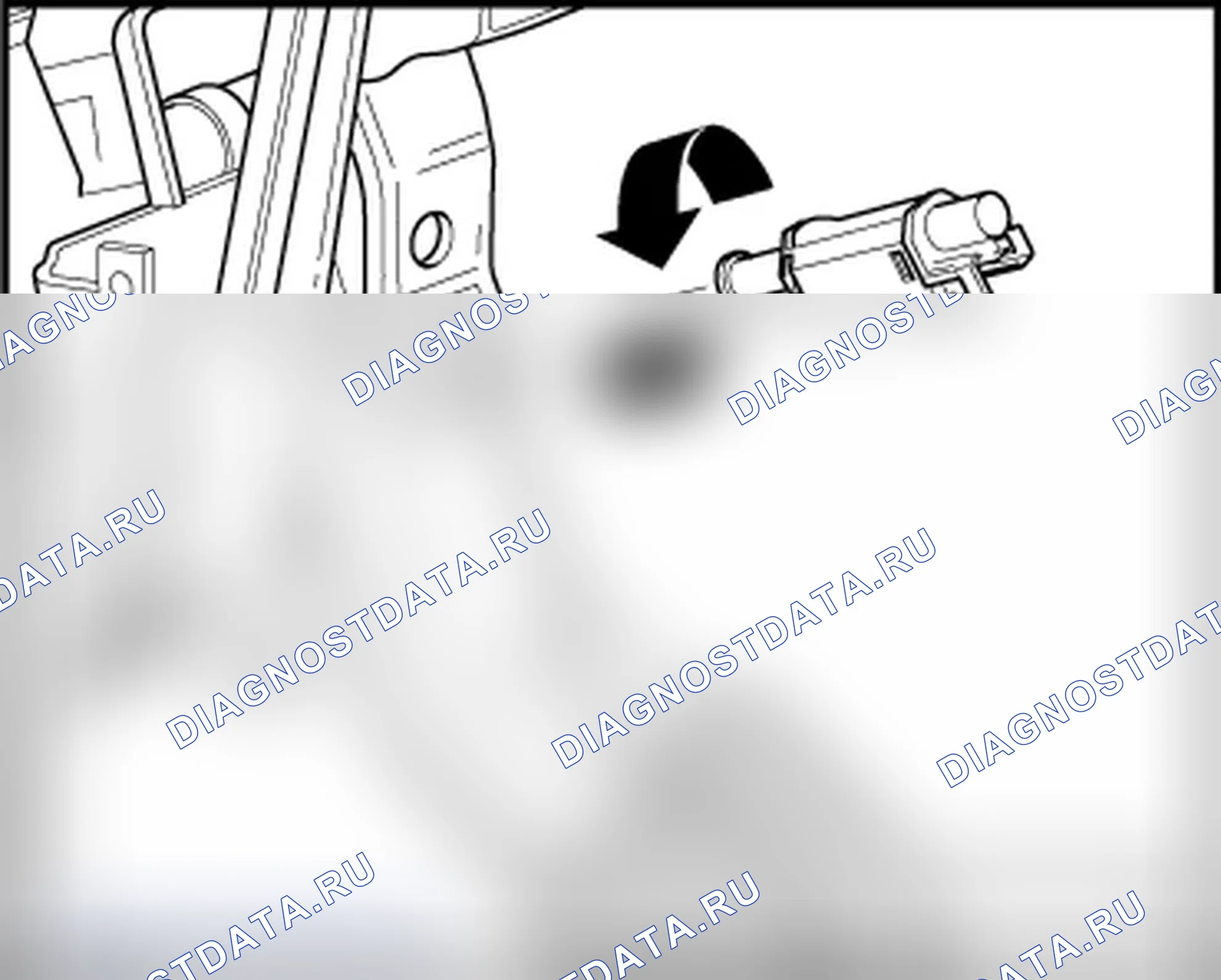 Рис. 7: ВЫКЛЮЧАТЕЛЬ СТОП-СИГНАЛА, РЕГУЛИРОВКА, ДО 02.00. Volkswagen New Beetle A4 рестайлинг