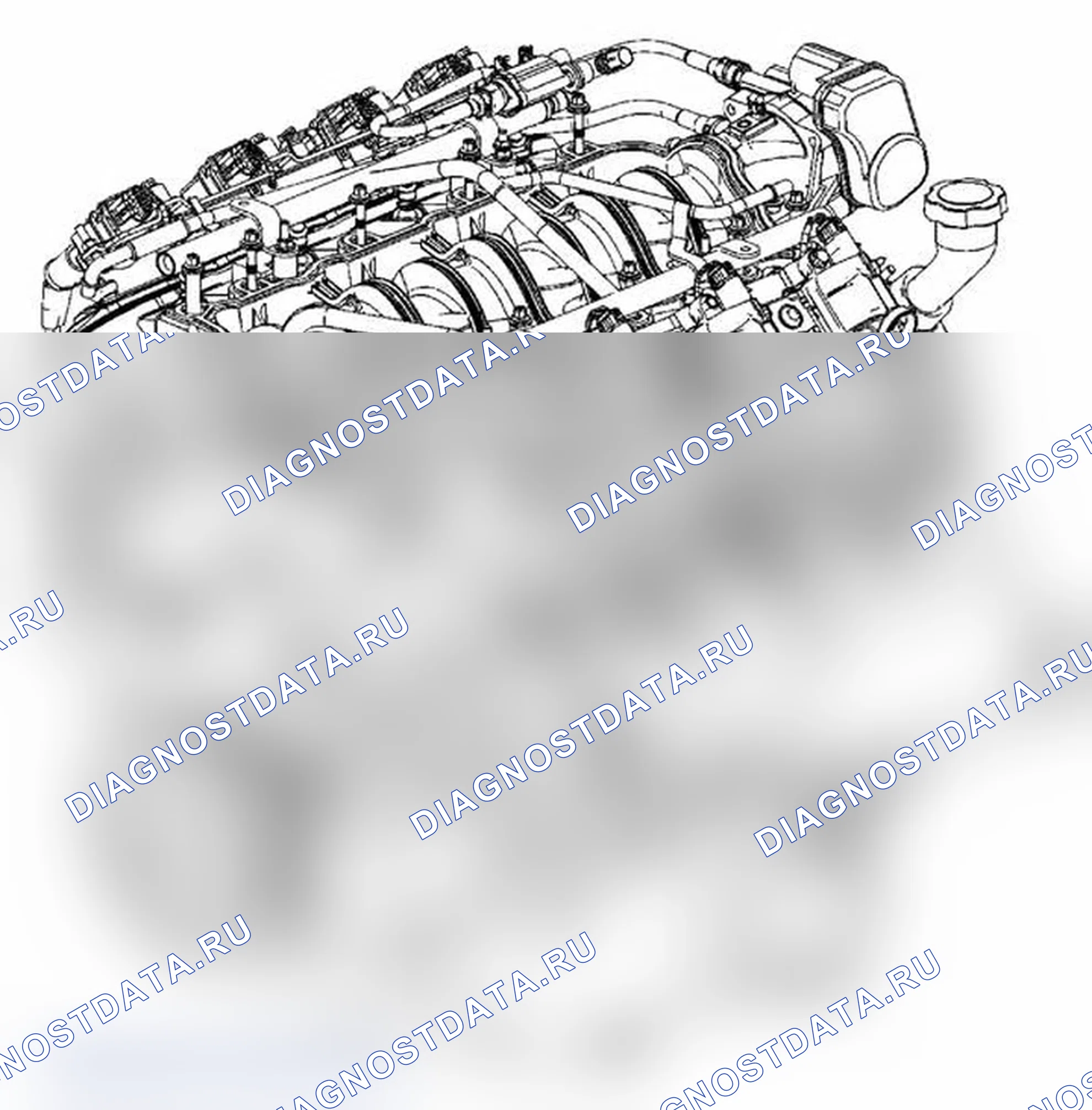 Рис. 54: Описание компонентов двигателя. Pontiac Grand Prix VII