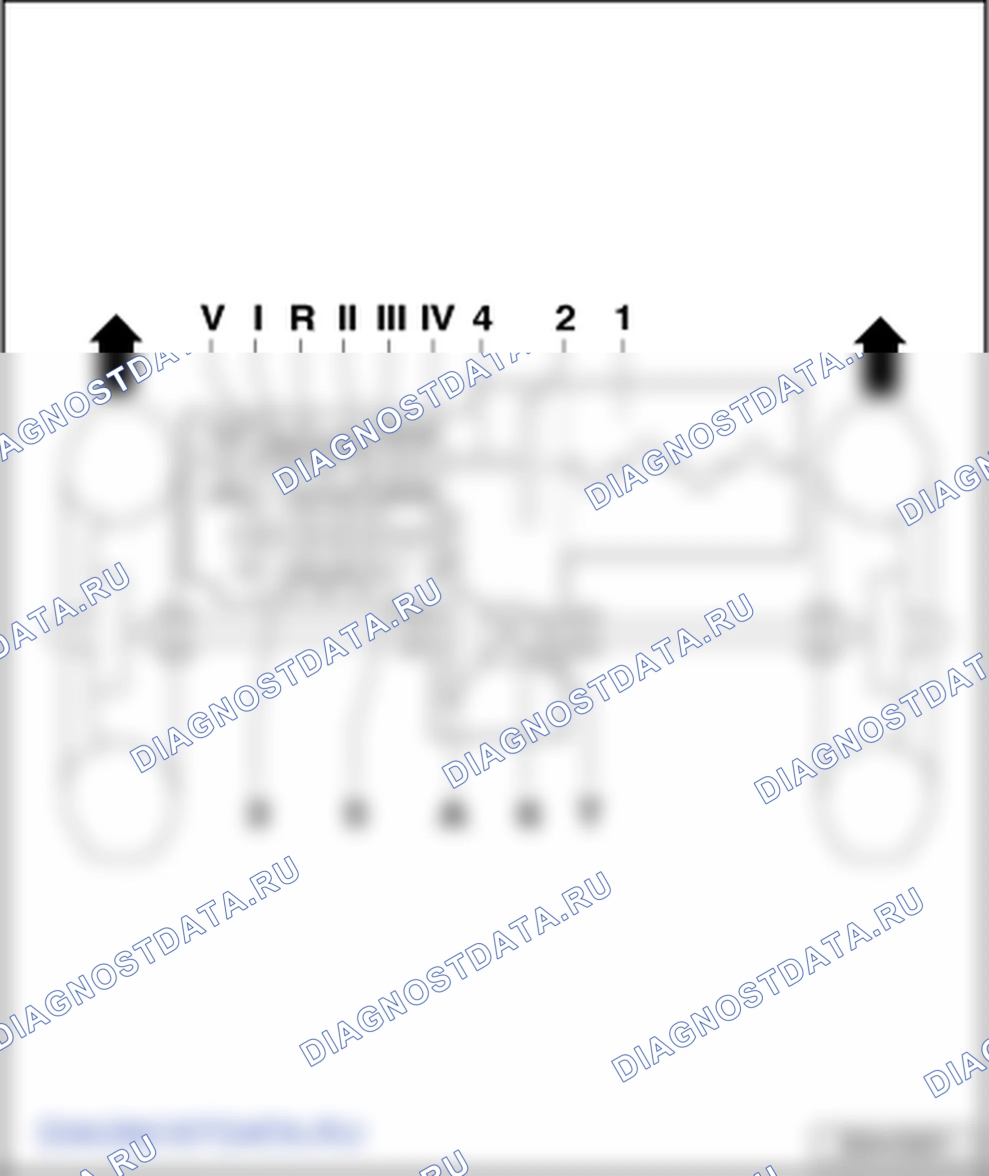 Общий вид трансмиссии (Коробка передач 0AF). Skoda Octavia Ii