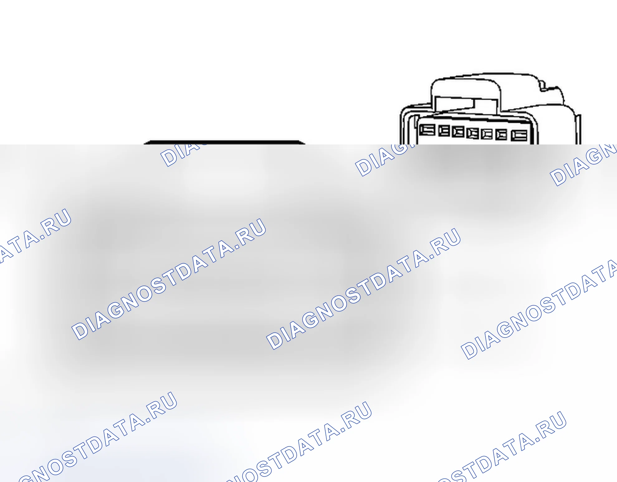 Рис. 17: X310 Привязные ремни к правой задней двери. Chevrolet HHR I