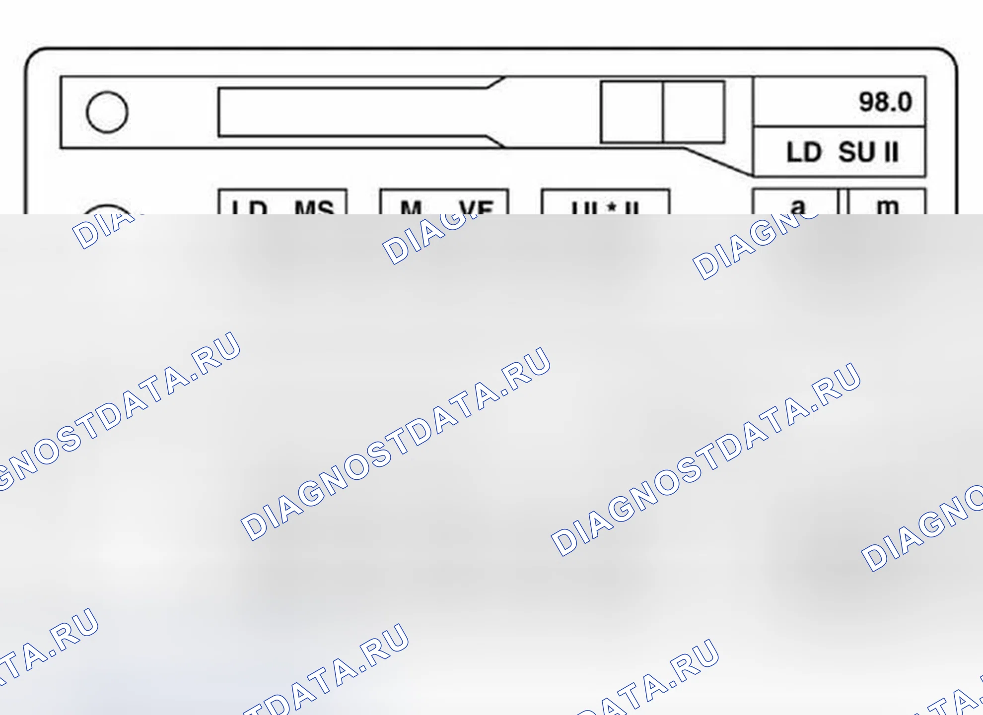 Рис. 265: 65 99... Тестовый режим для автомобильного радио BMW (Bavaria C Reverse III). BMW Z3 E36 рестайлинг