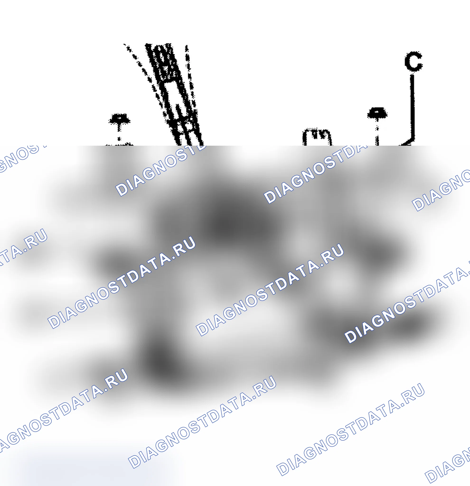 Рис. 54: Демонтаж и монтаж (без механизма переключения Tiptronic). Audi A4 B5 рестайлинг