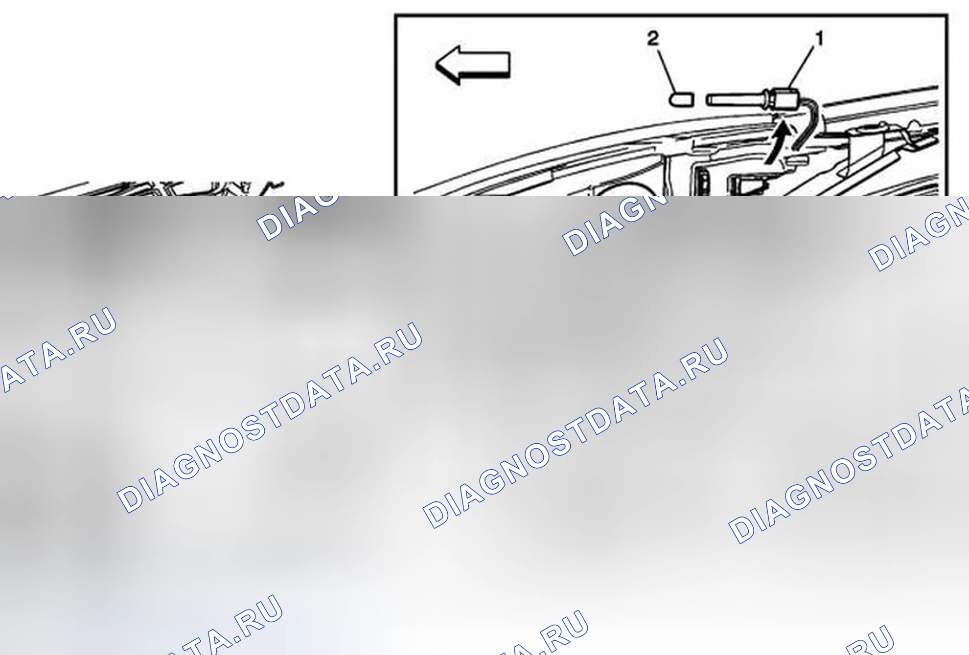 Рис. 15: Замена колбы передней боковой лампы-маркера. Buick Regal V