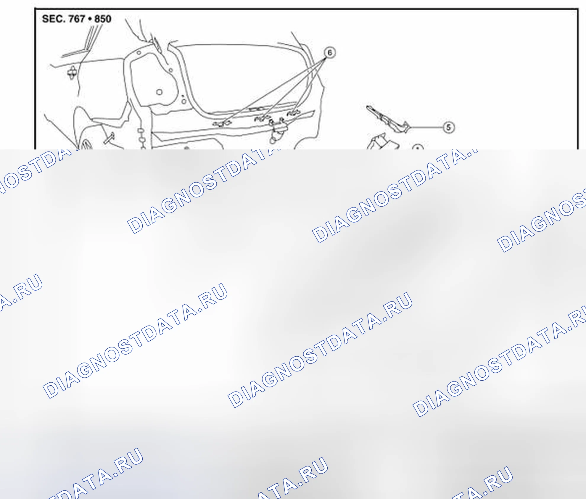 Рис. 2: Демонтаж и монтаж. Nissan Sentra B16 рестайлинг